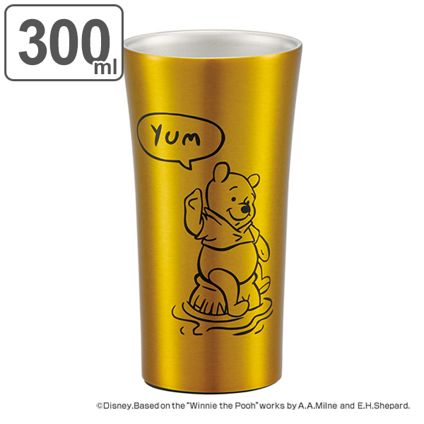 Dショッピング ステンレスタンブラー 真空断熱タンブラー 300ml くまのプーさん ハニー キャラクター タンブラー ステンレス 保温 保冷 プーさん ディズニー 保温タンブラー 真空二重構造 カップ マグ コップ カテゴリ コップの販売できる商品 リビングート