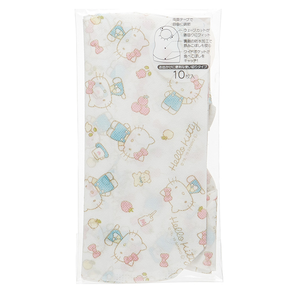 Dショッピング ベビーエプロン ハローキティ 70年代 紙エプロン 10枚入 キャラクター 使い捨てエプロン ベビー 赤ちゃん 不織布 キティちゃん 使い捨て ペーパーナプキン よだれかけ 防水 カテゴリ スタイ エプロンの販売できる商品 リビングート