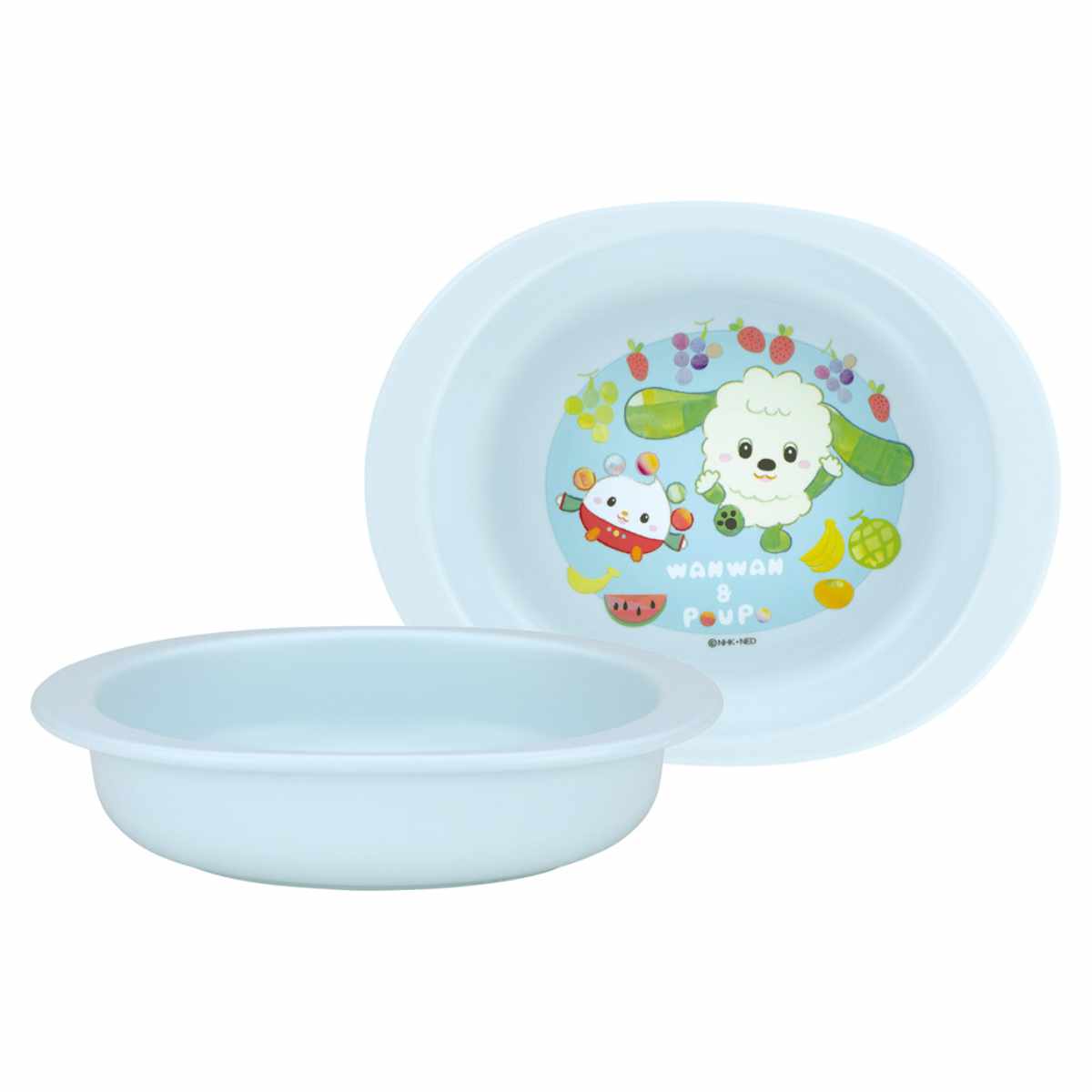 プレート 子ども用 14cm いないいないばあっ! プラスチック ( 食洗機対応 電子レンジ対応 皿 お皿 深皿 子ども用食器 キャラクター 軽い 割れにくい キャラ 離乳食 子ども 耐熱 抗菌加工 日本製 )