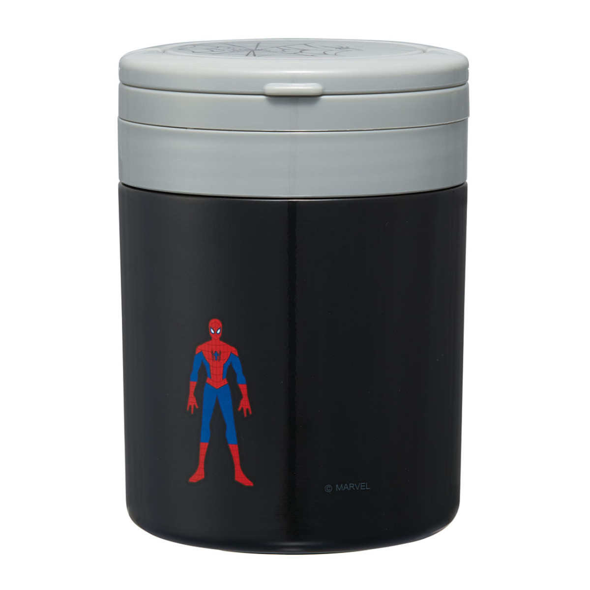 弁当箱 折りたたみハンドルデリカポット スパイダーマン 保温 スープジャー ( 500ml スープポット フードポット フードジャー 抗菌 持ち運び ランチボックス お弁当箱 お弁当 弁当 ステンレス ランチポット 軽量 )