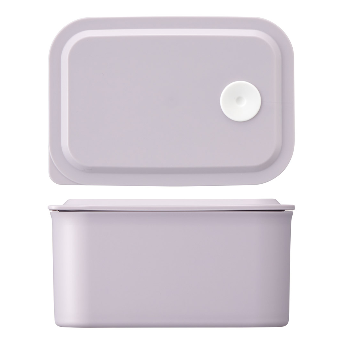 弁当箱 行楽ランチケースS セピアカラー ( ランチボックス 食洗機対応 レンジ対応 ランチケース 一段 食洗機OK レンジOK 保存容器 お弁当 弁当 密閉 容器 汁漏れしにくい ) 【セピアラベンダー】 セピアラベンダー