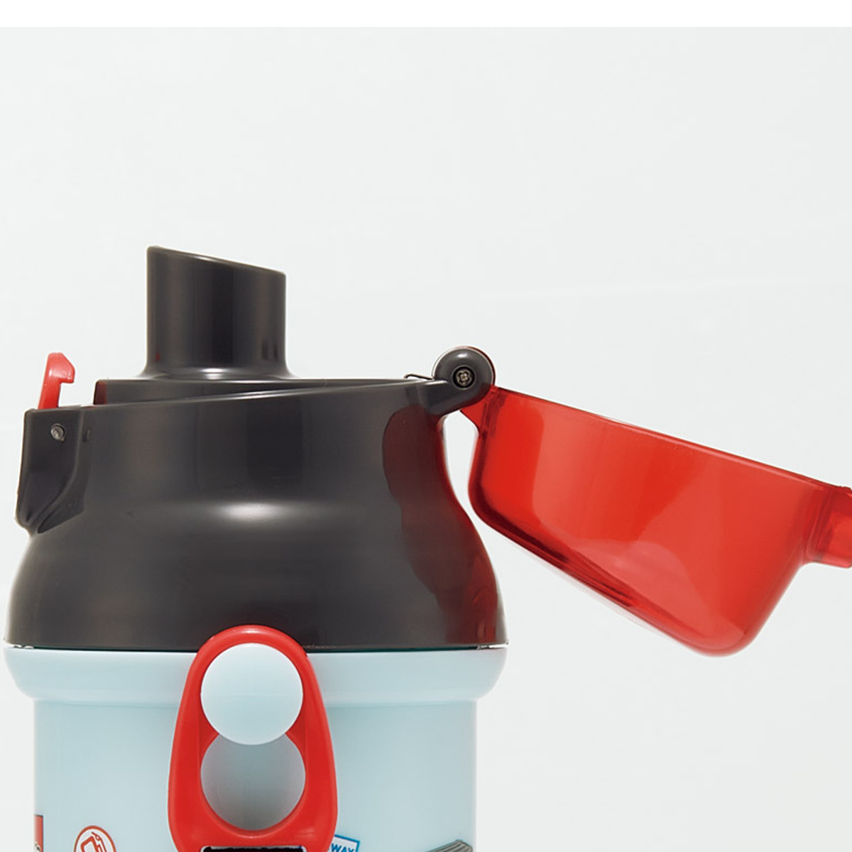 水筒 480ml 抗菌直飲プラボトル トミカ25 ( TOMICA 子供用 抗菌 プラスチック製 ダイレクトボトル 直飲み ワンタッチ 日本製 抗菌加工 AG 銀 ショルダーベルト付き 広口 軽量 ボトル ワンプッシュ )