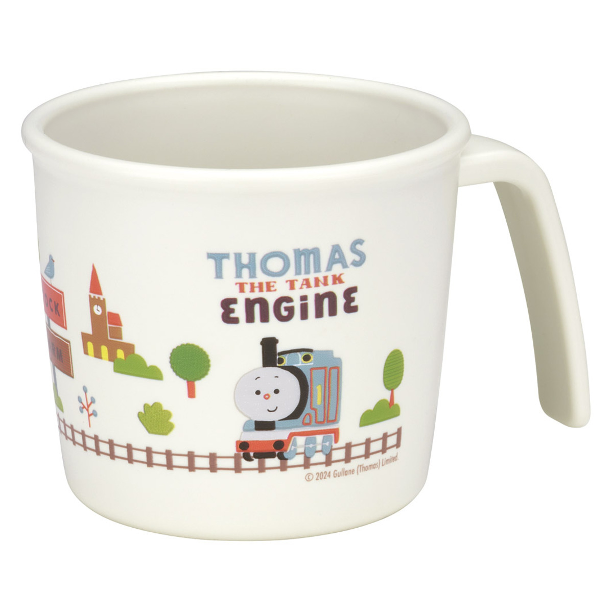 コップ 230ml 抗菌 レンジ食洗機対応コップ トーマス×つむぱぱ （ 日本製 電子レンジ対応 食洗機対応 マグ マグカップ 子ども用食器 子供用食器 トーマス キャラクター かわいい カップ 抗菌加工 ベビー キッズ 耐熱 割れにくい ）