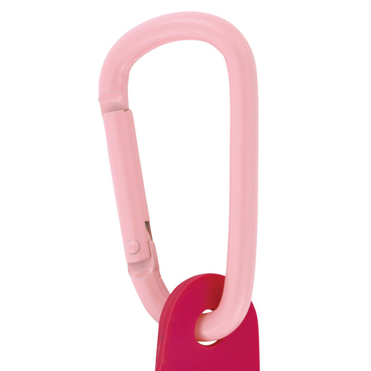 キーホルダー ラバーマスコット付き カラビナ マイメロディ ( マイメロ サンリオ 目印 紛失防止 フック マスコット 子供 キッズ 通学 バッグ リュック キーフック 鍵 キー 吊り下げ 持ち歩き 携帯用 おでかけ プレゼント ギフト )