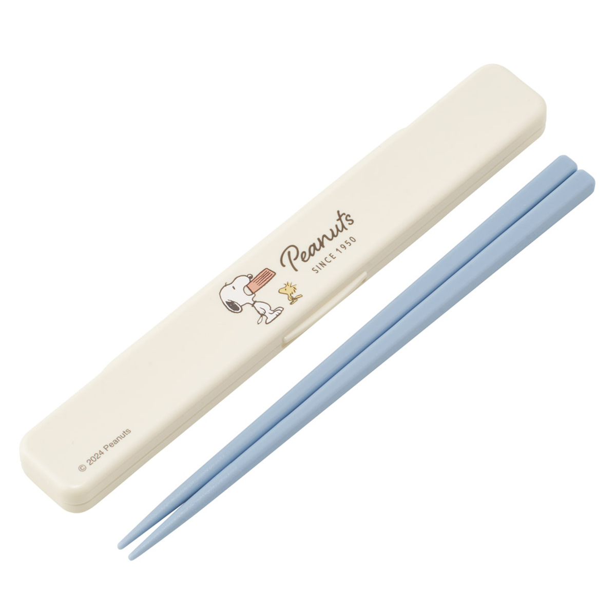 箸箱セット 抗菌音の鳴らない箸箱セット スヌーピー(バッジ) ( スヌーピー 箸 お箸 箸箱 セット 抗菌 食洗機対応 大人用 日本製 食洗器OK 音が鳴らない カトラリーセット 持ち運び 携帯 カトラリー お箸セット 通勤 通学 )