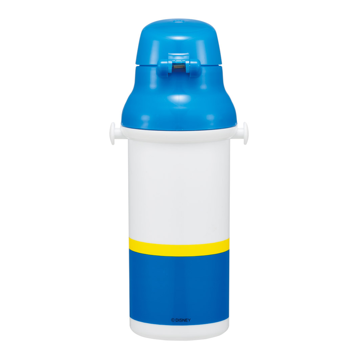 水筒 480ml 抗菌直飲プラボトル ドナルドダック ( ドナルド 子供用 抗菌 プラスチック製 ダイレクトボトル 直飲み ワンタッチ 日本製 抗菌加工 AG 銀 ショルダーベルト付き 広口 軽量 ボトル ワンプッシュ )