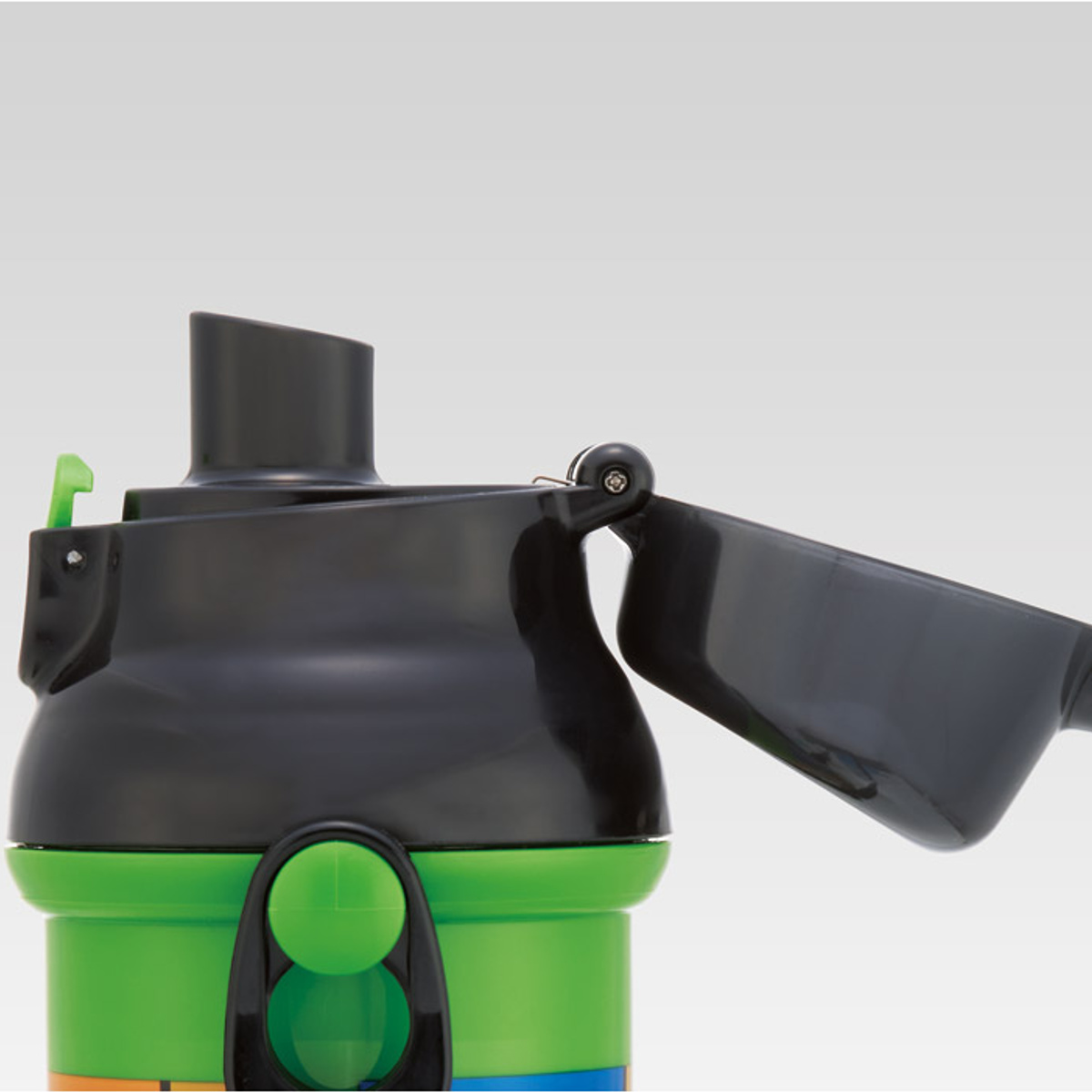 水筒 480ml 抗菌直飲プラボトル マインクラフト25 ( マインクラフト 子供用 抗菌 プラスチック製 ダイレクトボトル 直飲み ワンタッチ 日本製 抗菌加工 AG 銀 ショルダーベルト付き 広口 軽量 ボトル ワンプッシュ )