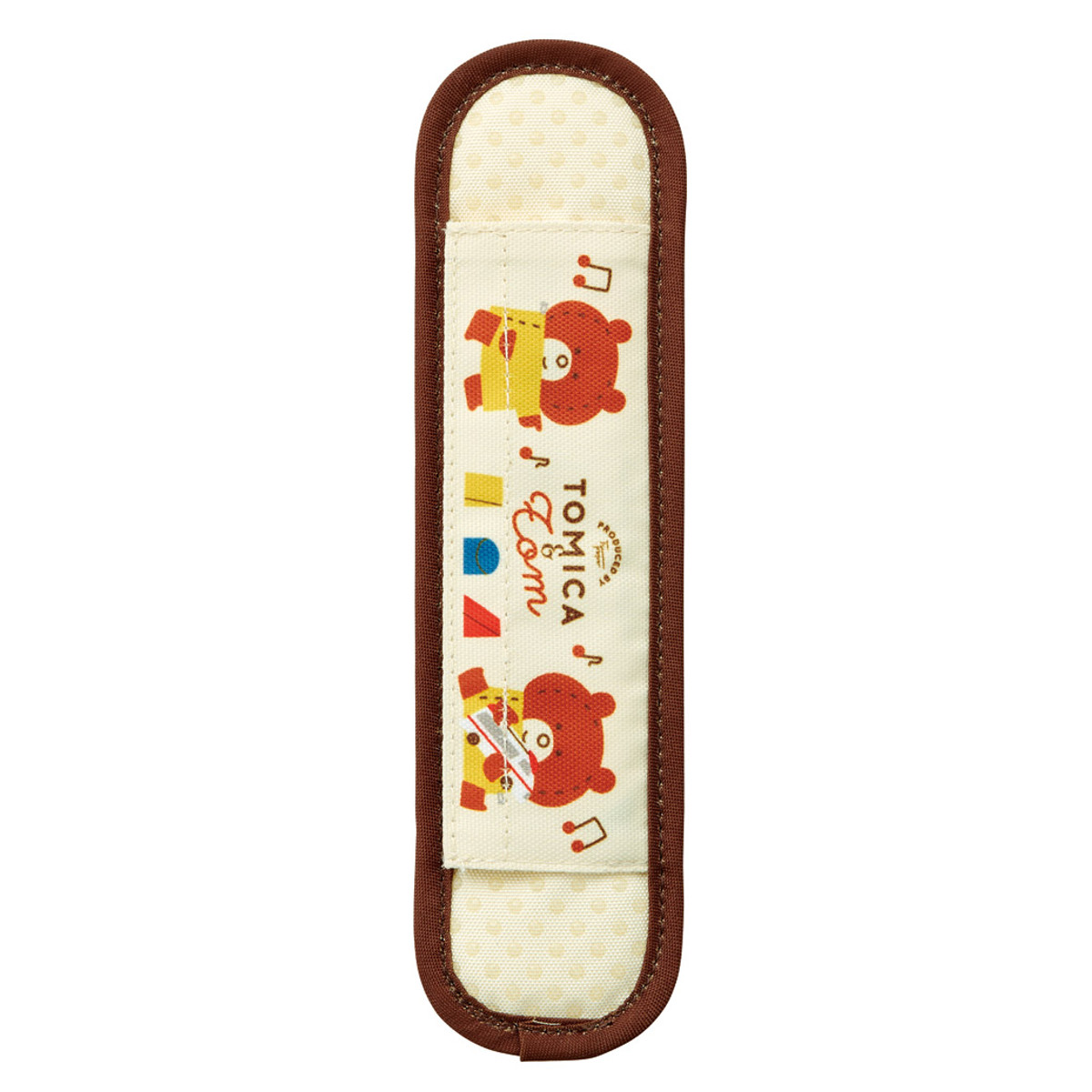 水筒ベルトカバー 水筒ショルダーベルトカバー トミカとトム ( TOMICA カバー 肩ひもカバー ベルトカバー ショルダーカバー 名前タグ付き 肩当て 肩カバー クッション パット パッド かばん リュック )