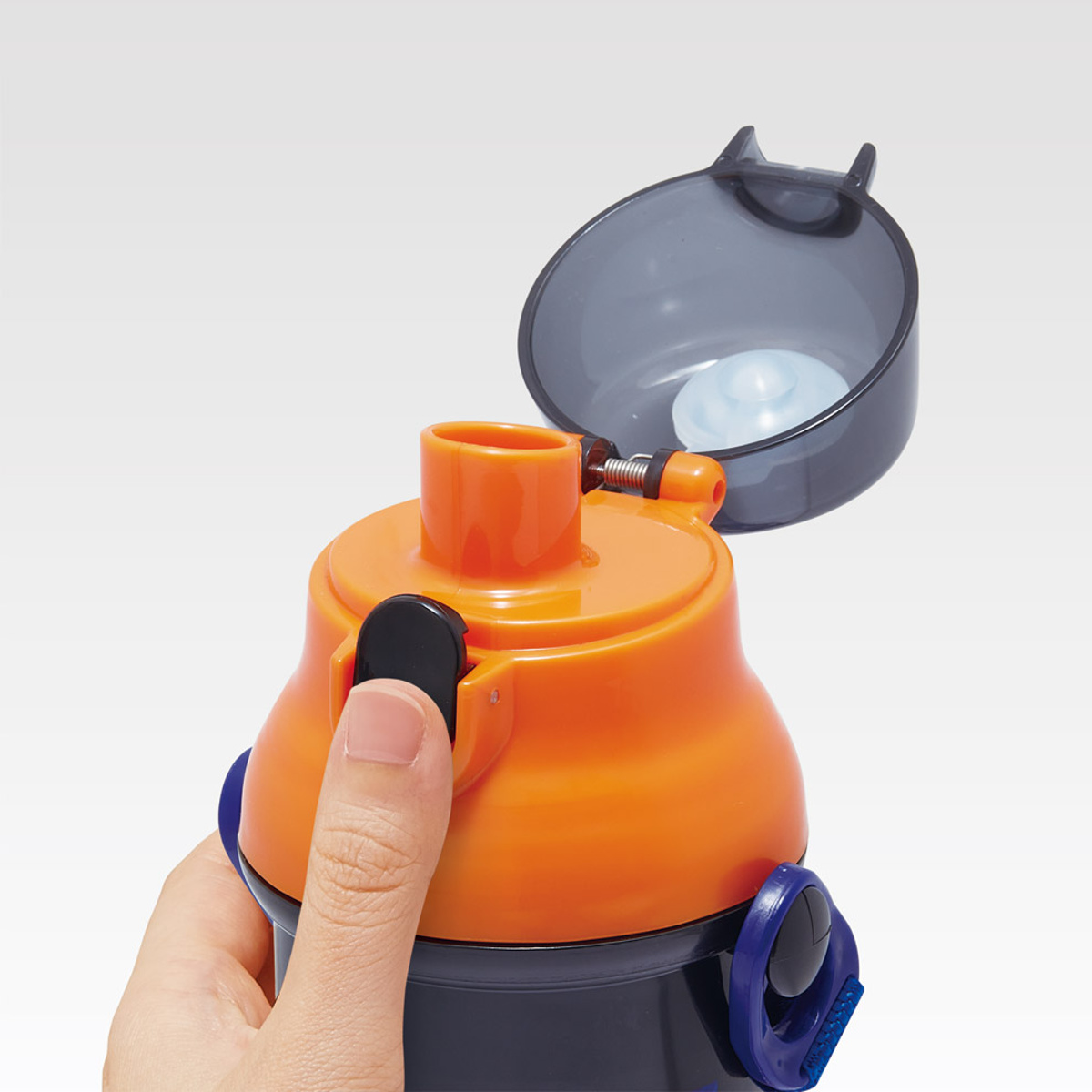 水筒 480ml 抗菌直飲プラボトル ドラゴンボールダイマ ( ドラゴンボール 子供用 抗菌 プラスチック製 ダイレクトボトル 直飲み ワンタッチ 日本製 抗菌加工 AG 銀 ショルダーベルト付き 広口 軽量 ボトル ワンプッシュ )