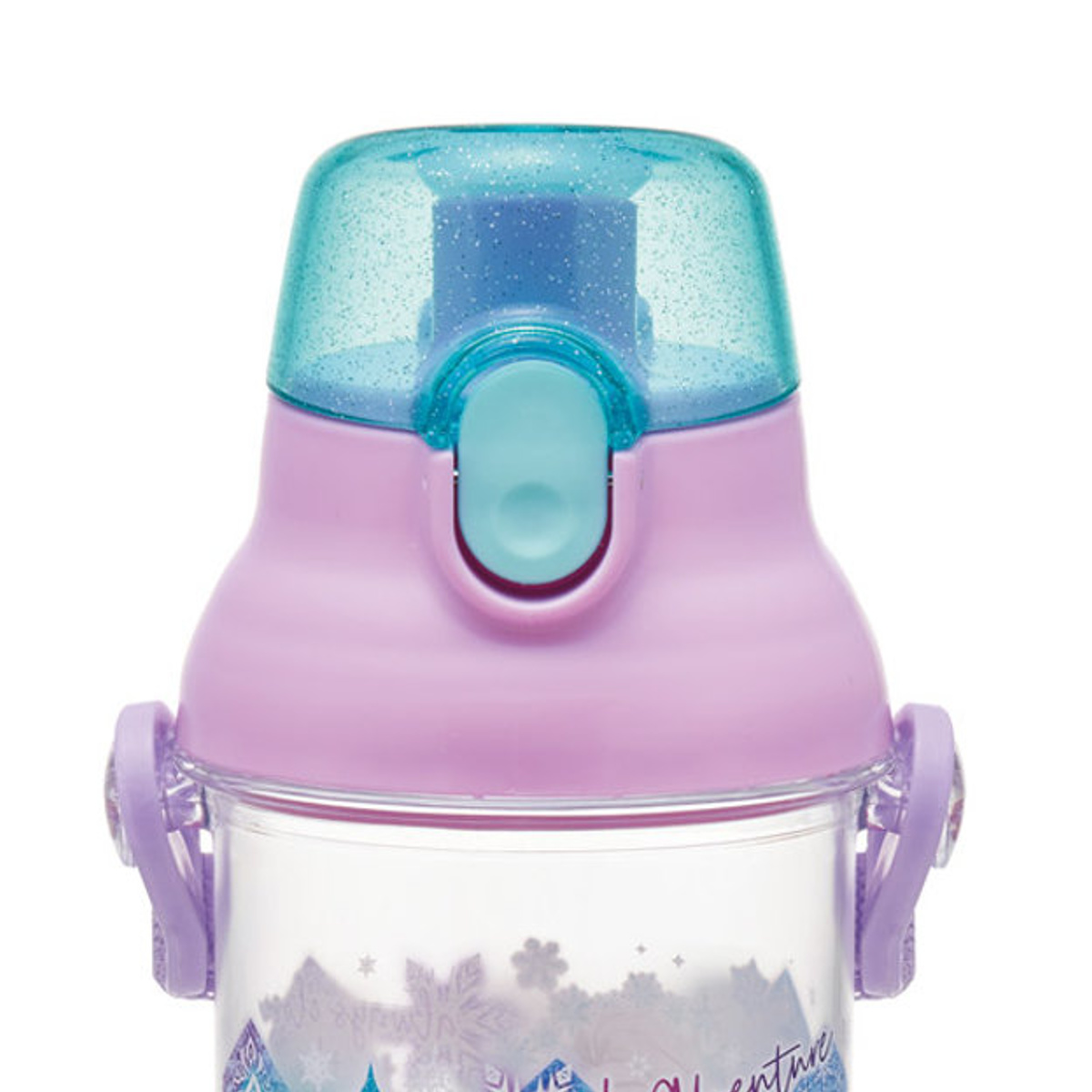 水筒 480ml 食洗機対応プラクリアボトル アナと雪の女王25 ( アナと雪の女王 食洗機対応 直飲み プラボトル プラスチック ワンプッシュ ボトル 軽量 日本製 キッズ 子供用 クリアボトル クリア ダイレクトボトル 食洗機 対応 )