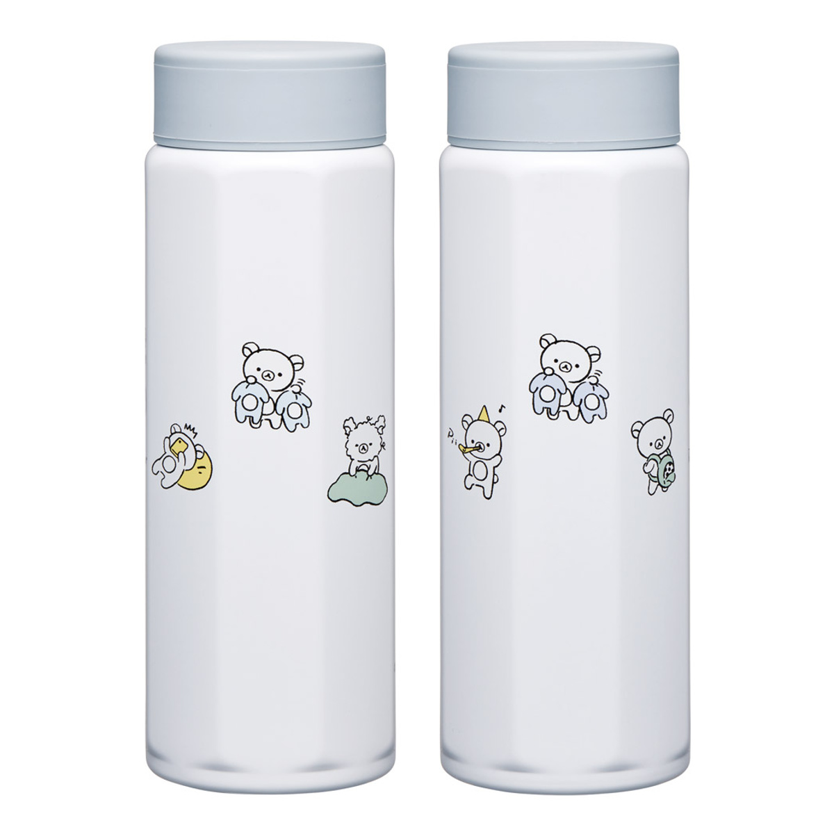 水筒 500ml 八角ステンレスボトル500ml リラックマベーシック ( リラックマ 保温 保冷 直飲み マグボトル スクリュー マグ ボトル 広口 保温保冷 キッズ 大人 子供 直のみ ステンレスボトル ダイレクトボトル )