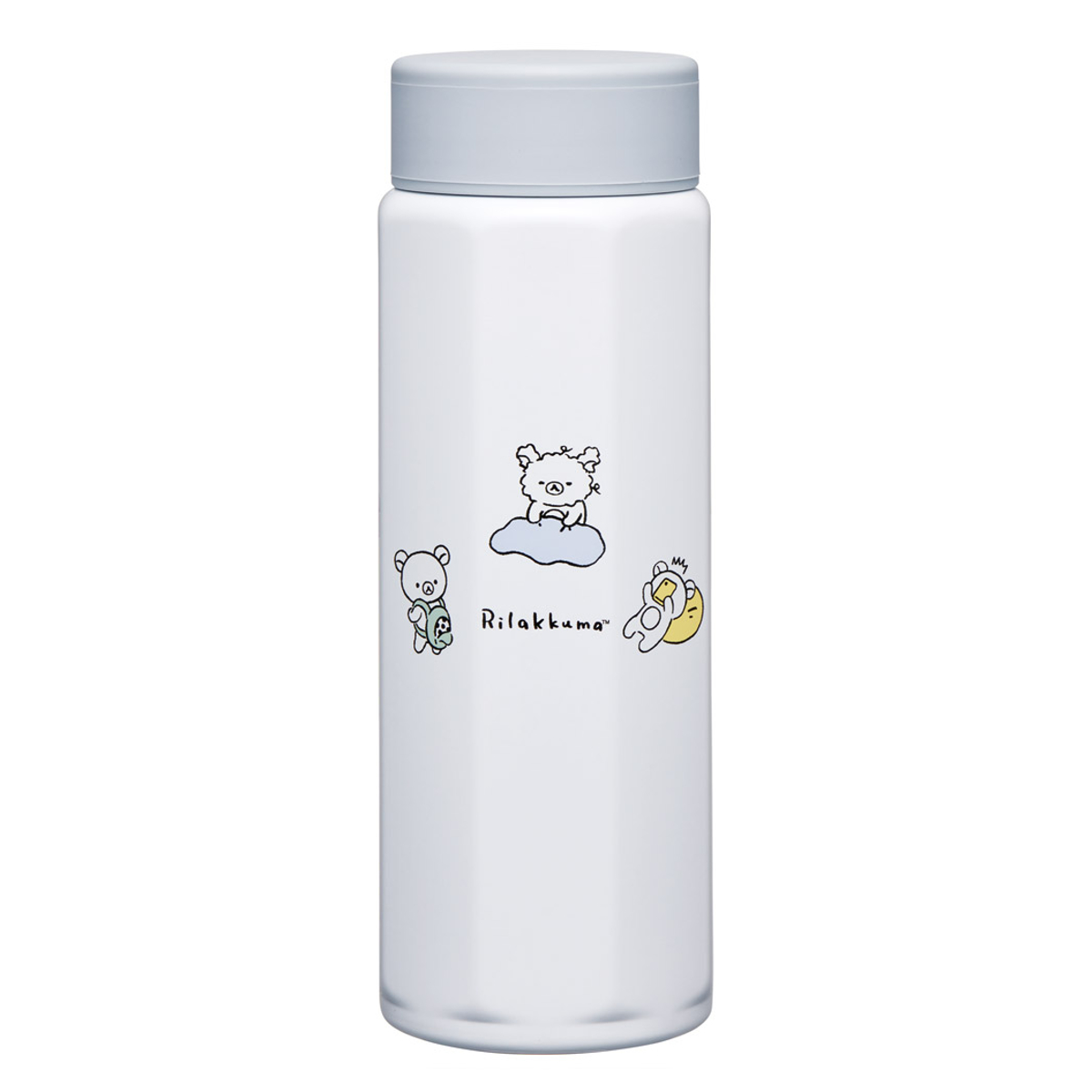 水筒 500ml 八角ステンレスボトル500ml リラックマベーシック ( リラックマ 保温 保冷 直飲み マグボトル スクリュー マグ ボトル 広口 保温保冷 キッズ 大人 子供 直のみ ステンレスボトル ダイレクトボトル )