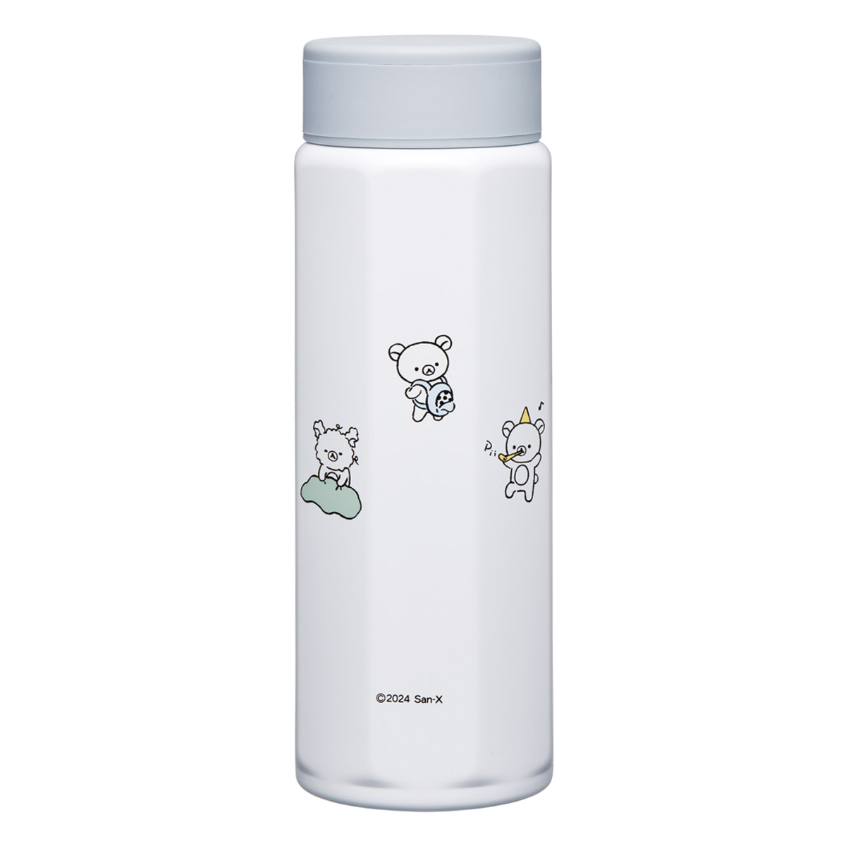水筒 500ml 八角ステンレスボトル500ml リラックマベーシック ( リラックマ 保温 保冷 直飲み マグボトル スクリュー マグ ボトル 広口 保温保冷 キッズ 大人 子供 直のみ ステンレスボトル ダイレクトボトル )