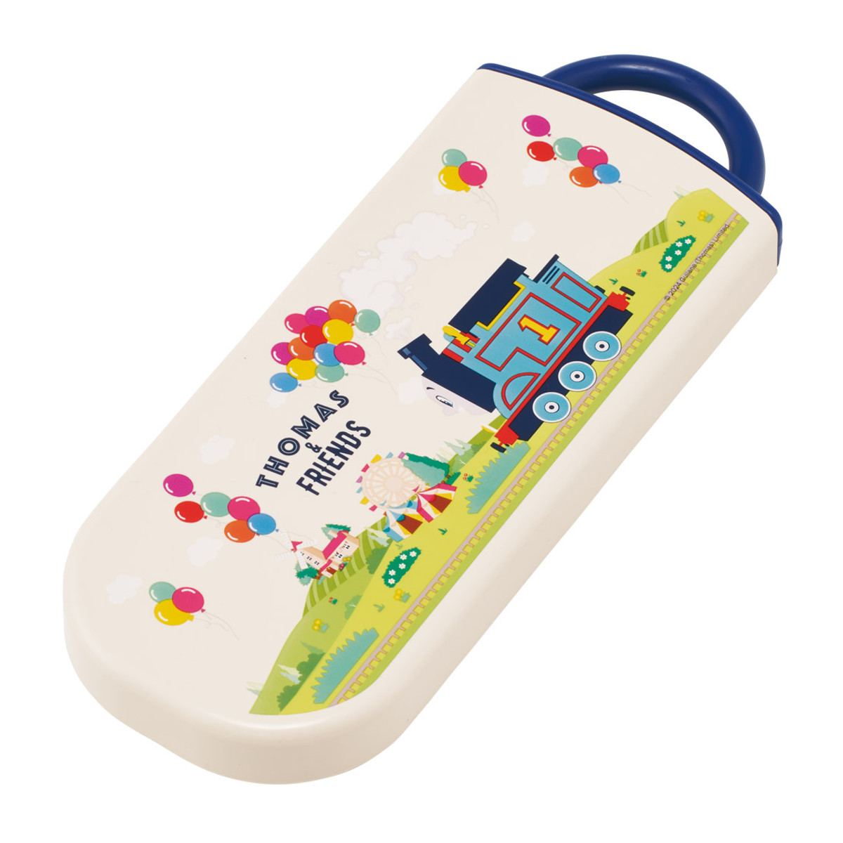 トリオセット 抗菌食洗対応トリオセット トーマス ( きかんしゃトーマス 食洗機対応 カトラリーセット お箸 AG 銀 抗菌 子供 日本製 食洗機OK カトラリー お弁当 弁当 幼稚園 保育園 給食 キッズ 抗菌加工 )