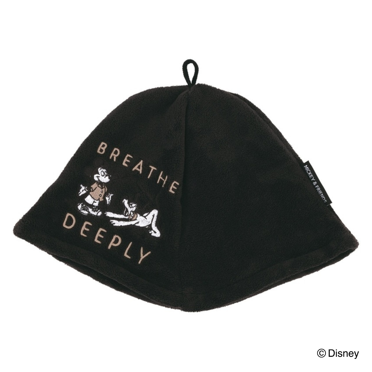 サウナハット キャラクター サウナ ( バケハ ハット クロミ ミッキーフレンズ 帽子 風呂 サウナグッズ 吸水 入浴グッズ 目隠し ループ付 ふにゅまる ミッキー ) 【ミッキーフレンズ】 ミッキーフレンズ