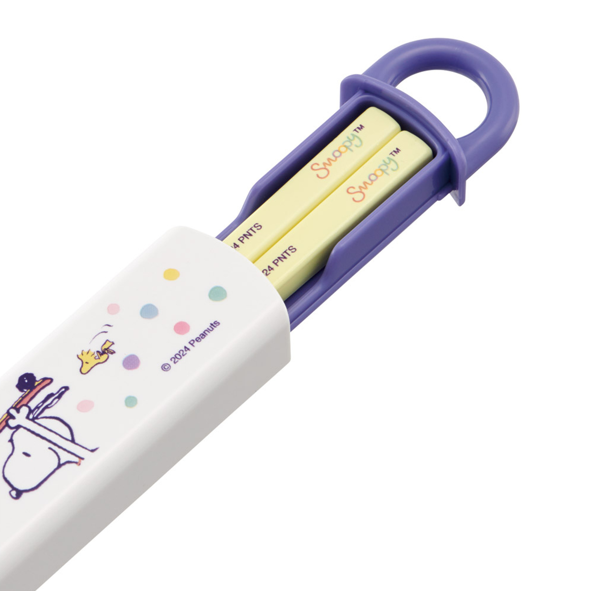 箸箱セット 抗菌食洗機対応箸箱セット スヌーピー スケートボード ( 箸 16.5cm 食洗機対応 抗菌 お箸 箸箱 子供 日本製 16.5センチ カトラリー 食洗機OK お弁当用 給食 お弁当 弁当 幼稚園 保育園 キッズ )