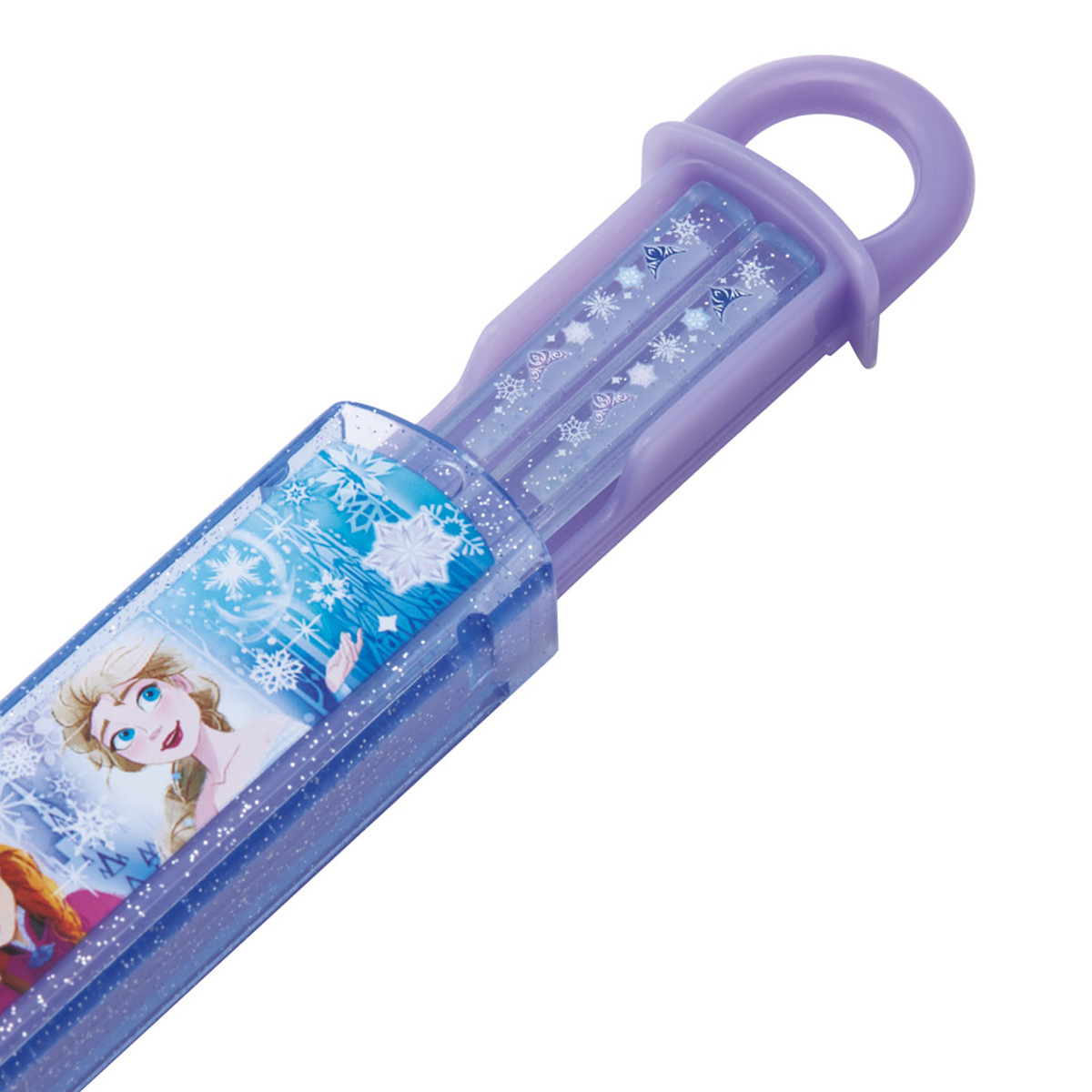 箸箱セット 抗菌食洗機対応箸箱セット アナと雪の女王25 ( 箸 16.5cm 食洗機対応 抗菌 お箸 箸箱 子供 日本製 16.5センチ カトラリー 食洗機OK お弁当用 給食 お弁当 弁当 幼稚園 保育園 キッズ )