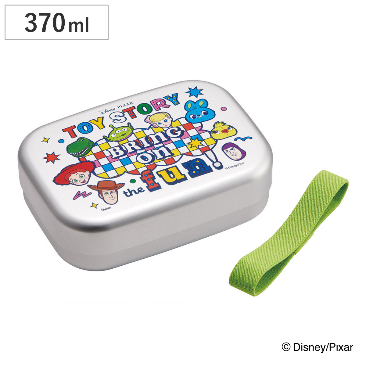 弁当箱 370ml アルミ弁当箱 トイ・ストーリー25 ( トイ・ストーリー お弁当箱 ランチボックス 一段 保温庫対応 子供 日本製 保温庫 OK お弁当 弁当 幼稚園 保育園 ランチベルト付き 中子付き キッズ )