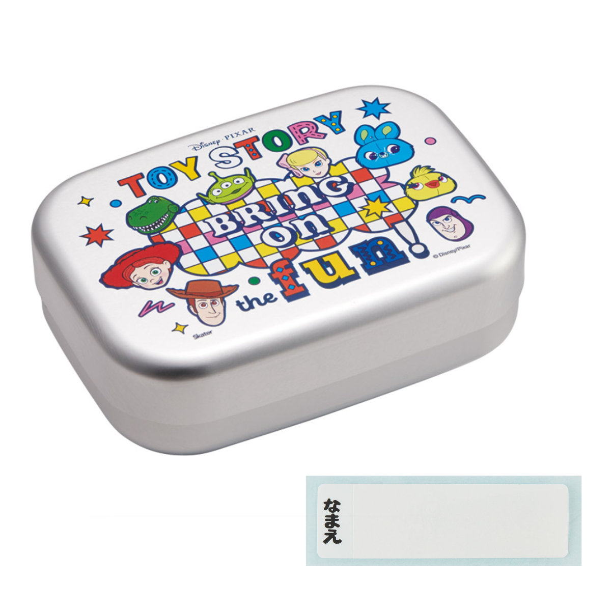 弁当箱 370ml アルミ弁当箱 トイ・ストーリー25 ( トイ・ストーリー お弁当箱 ランチボックス 一段 保温庫対応 子供 日本製 保温庫 OK お弁当 弁当 幼稚園 保育園 ランチベルト付き 中子付き キッズ )