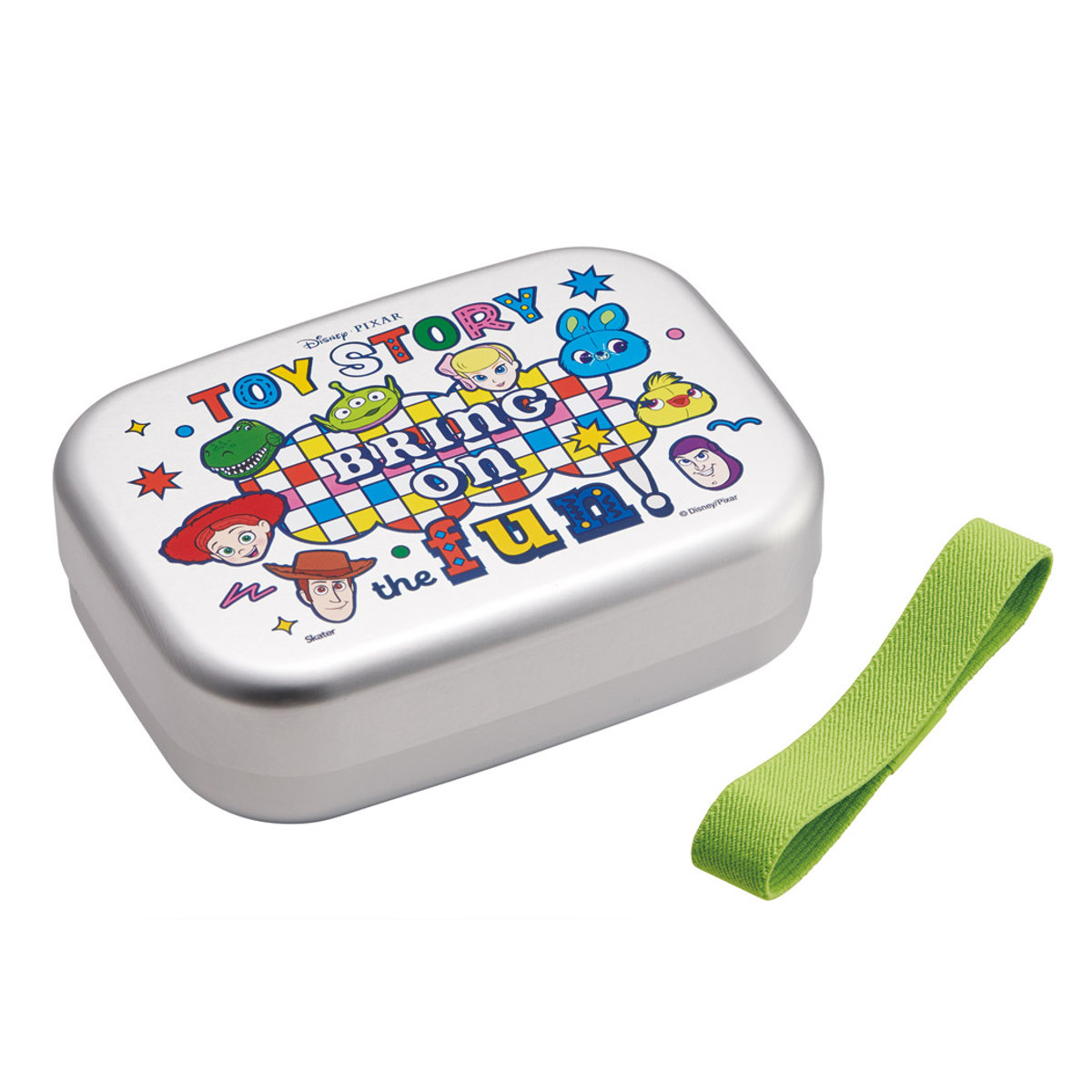 弁当箱 370ml アルミ弁当箱 トイ・ストーリー25 ( トイ・ストーリー お弁当箱 ランチボックス 一段 保温庫対応 子供 日本製 保温庫 OK お弁当 弁当 幼稚園 保育園 ランチベルト付き 中子付き キッズ )