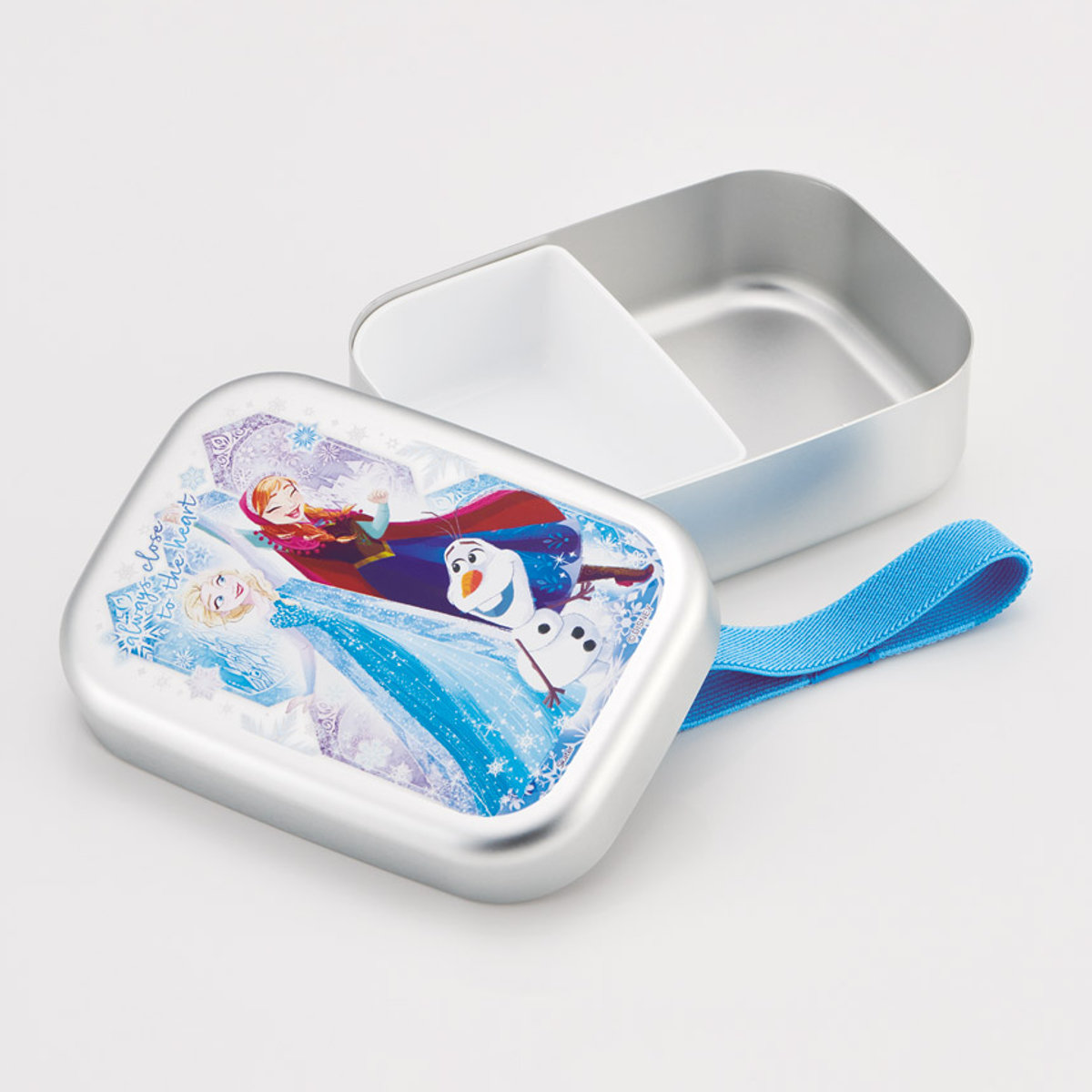 弁当箱 370ml アルミ弁当箱 アナと雪の女王25 ( アナと雪の女王 お弁当箱 ランチボックス 一段 保温庫対応 子供 日本製 保温庫 OK お弁当 弁当 幼稚園 保育園 ランチベルト付き 中子付き キッズ )