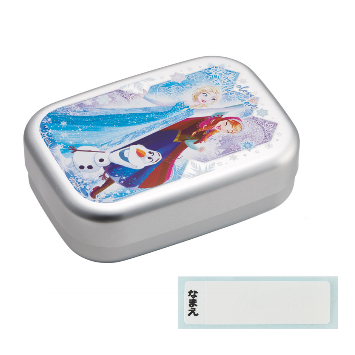 弁当箱 370ml アルミ弁当箱 アナと雪の女王25 ( アナと雪の女王 お弁当箱 ランチボックス 一段 保温庫対応 子供 日本製 保温庫 OK お弁当 弁当 幼稚園 保育園 ランチベルト付き 中子付き キッズ )