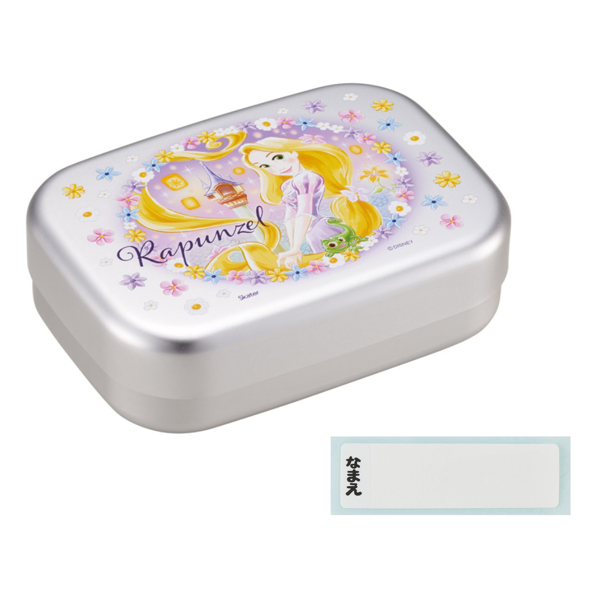 弁当箱 370ml アルミ弁当箱 ラプンツェル25 ( ラプンツェル お弁当箱 ランチボックス 一段 保温庫対応 子供 日本製 保温庫 OK お弁当 弁当 幼稚園 保育園 ランチベルト付き 中子付き キッズ )