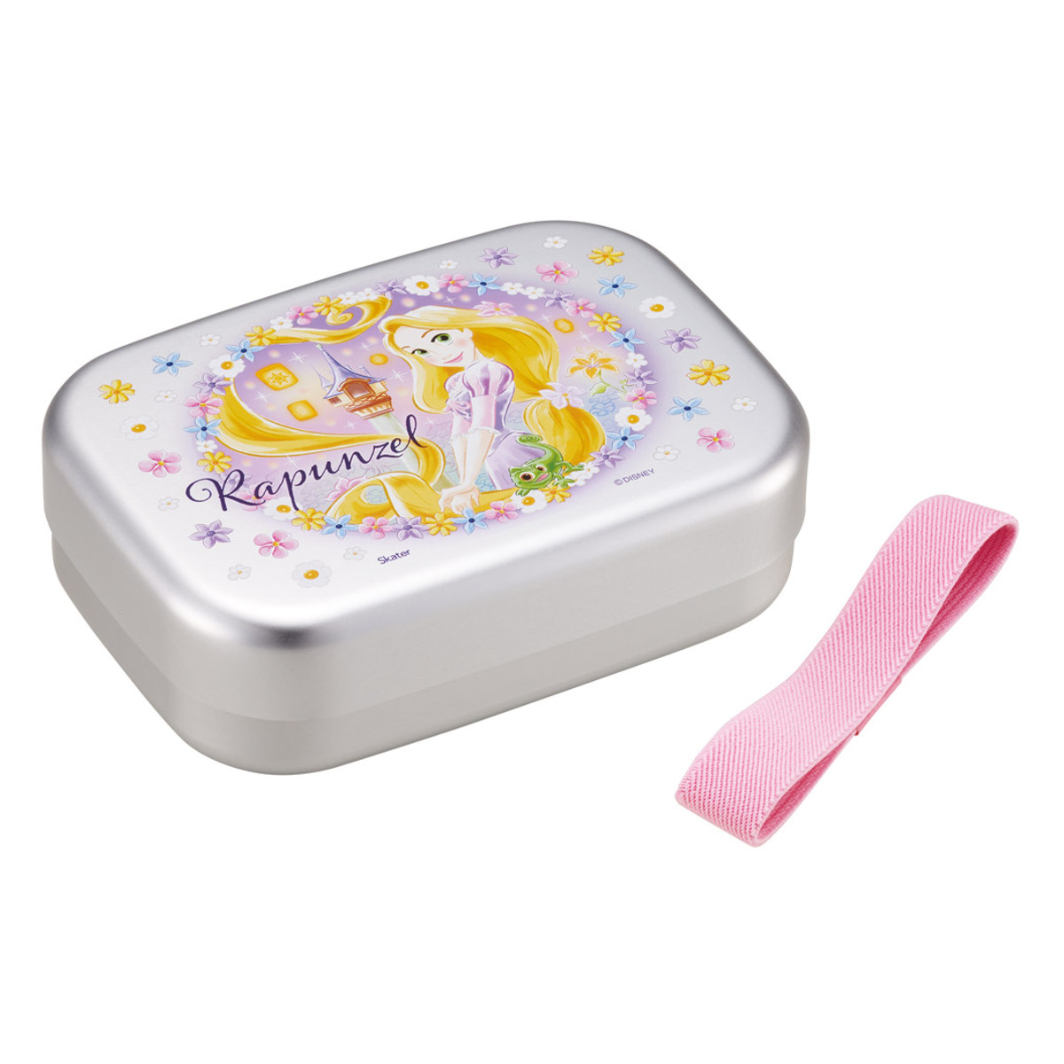 弁当箱 370ml アルミ弁当箱 ラプンツェル25 ( ラプンツェル お弁当箱 ランチボックス 一段 保温庫対応 子供 日本製 保温庫 OK お弁当 弁当 幼稚園 保育園 ランチベルト付き 中子付き キッズ )