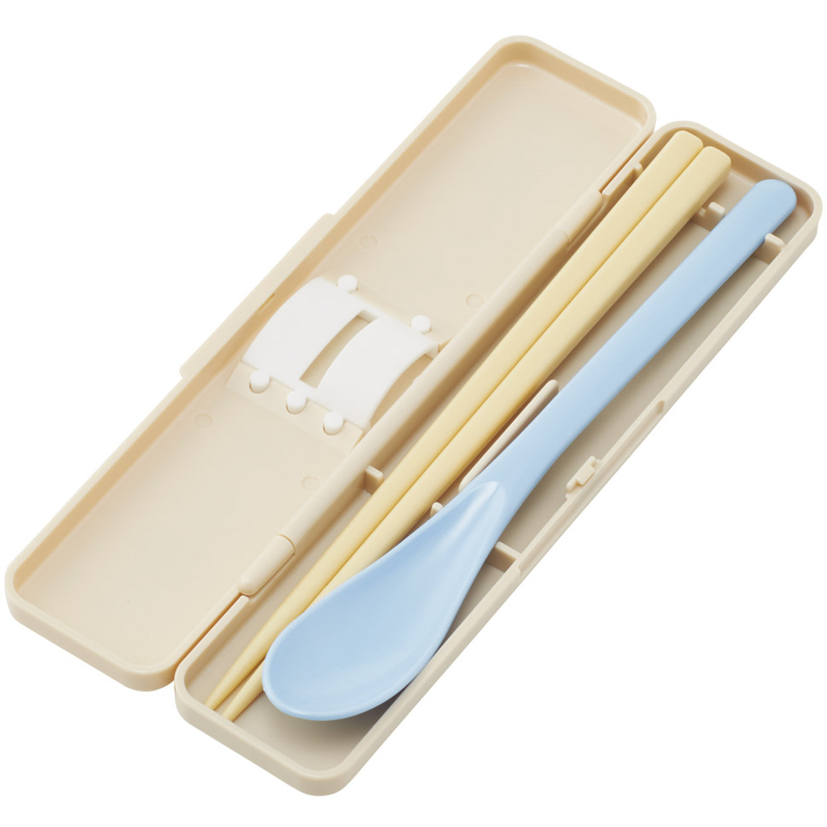 抗菌コンビセット オリオンビール ( 食洗機対応 18センチ お箸 音の鳴らない カトラリー 抗菌 日本製 食洗機OK カトラリーセット 銀 AG 持ち運び お弁当 弁当 抗菌加工 箸箱 )