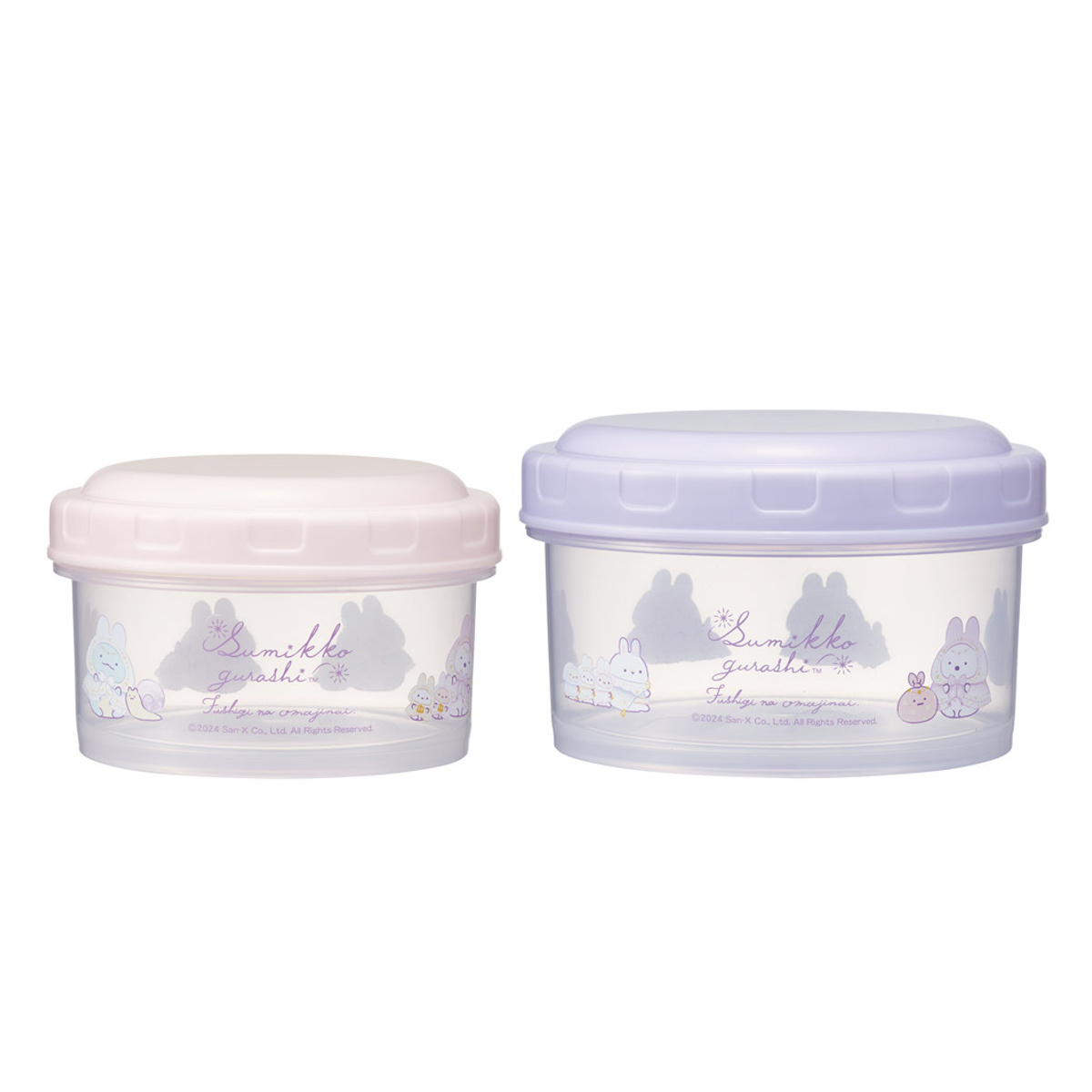 弁当箱 抗菌ラウンド型コンテナ すみっコぐらし おまじない ( すみっコ 抗菌 弁当 プラスチック 電子レンジ対応 食洗機対応 日本製 食洗機OK レンジOK 丸型 ドーム型 フードコンテナ ケース 容器 お弁当箱 かわいい )