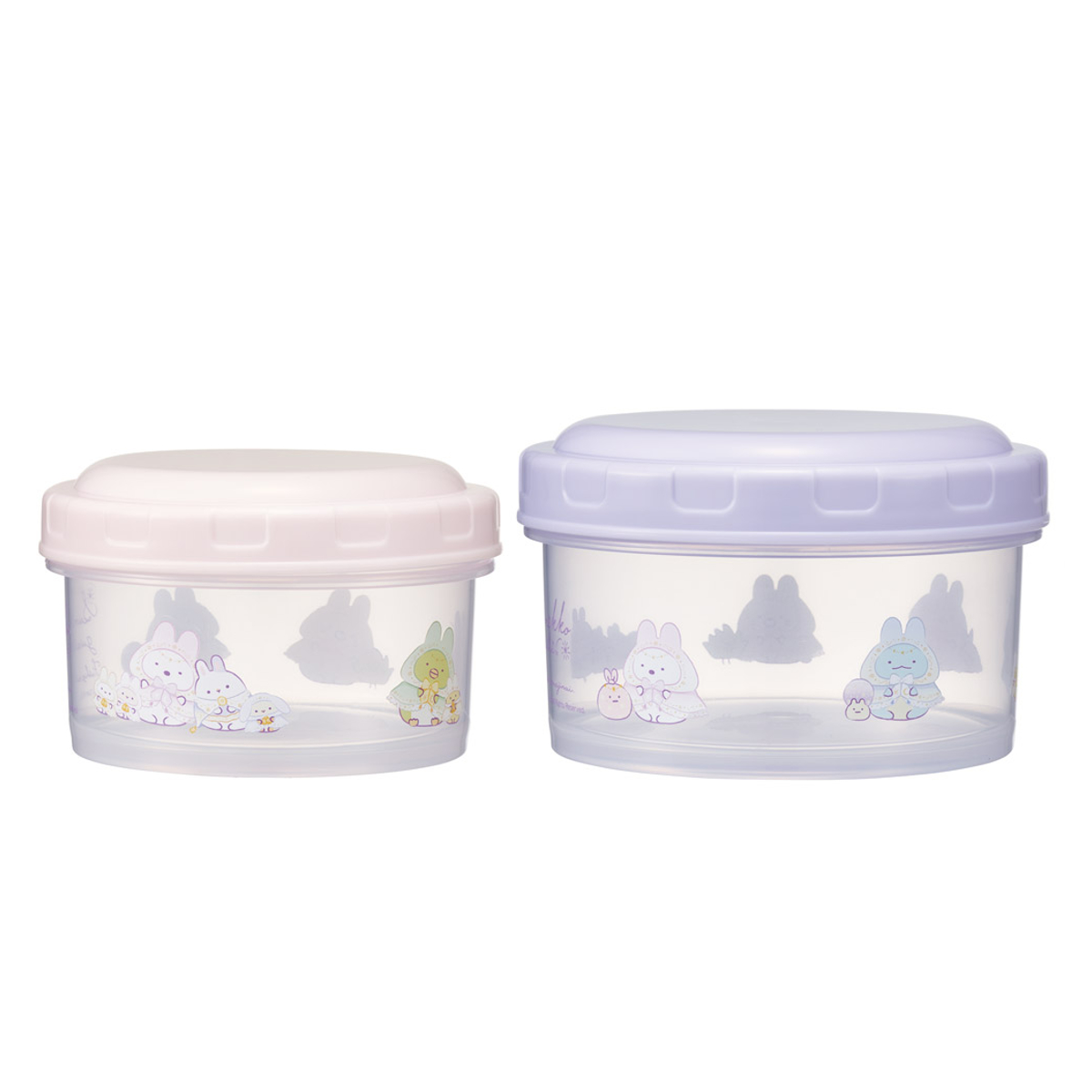 弁当箱 抗菌ラウンド型コンテナ すみっコぐらし おまじない ( すみっコ 抗菌 弁当 プラスチック 電子レンジ対応 食洗機対応 日本製 食洗機OK レンジOK 丸型 ドーム型 フードコンテナ ケース 容器 お弁当箱 かわいい )