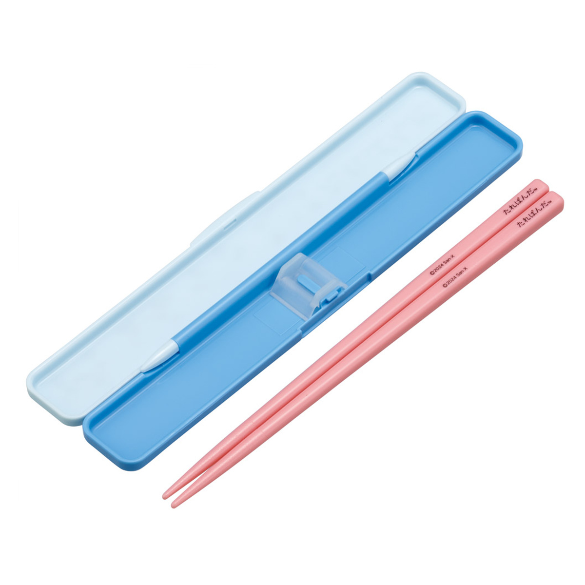 箸箱セット 抗菌音の鳴らない箸箱セット たれぱんだ ( 箸 お箸 箸箱 セット 抗菌 食洗機対応 大人用 日本製 食洗器OK 音が鳴らない カトラリーセット 持ち運び 携帯 カトラリー お箸セット 通勤 通学 )