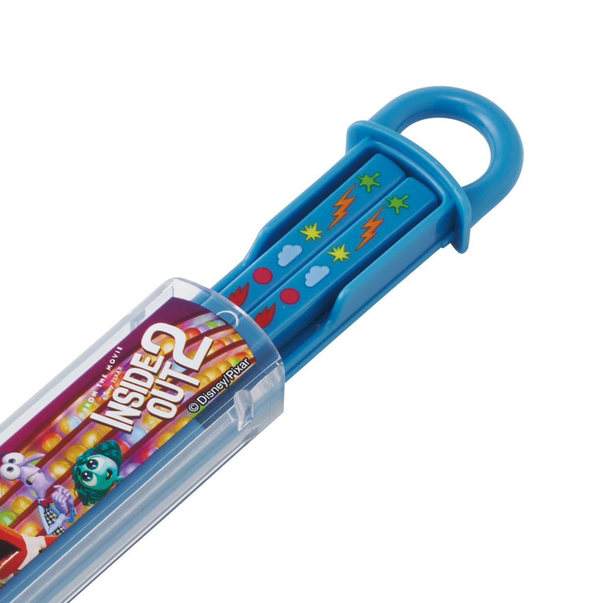 箸箱セット 抗菌食洗機対応箸箱セット インサイド・ヘッド2 ( ディズニー 箸 16.5cm 食洗機対応 抗菌 お箸 箸箱 子供 日本製 16.5センチ カトラリー 食洗機OK お弁当用 給食 お弁当 弁当 幼稚園 保育園 キッズ )