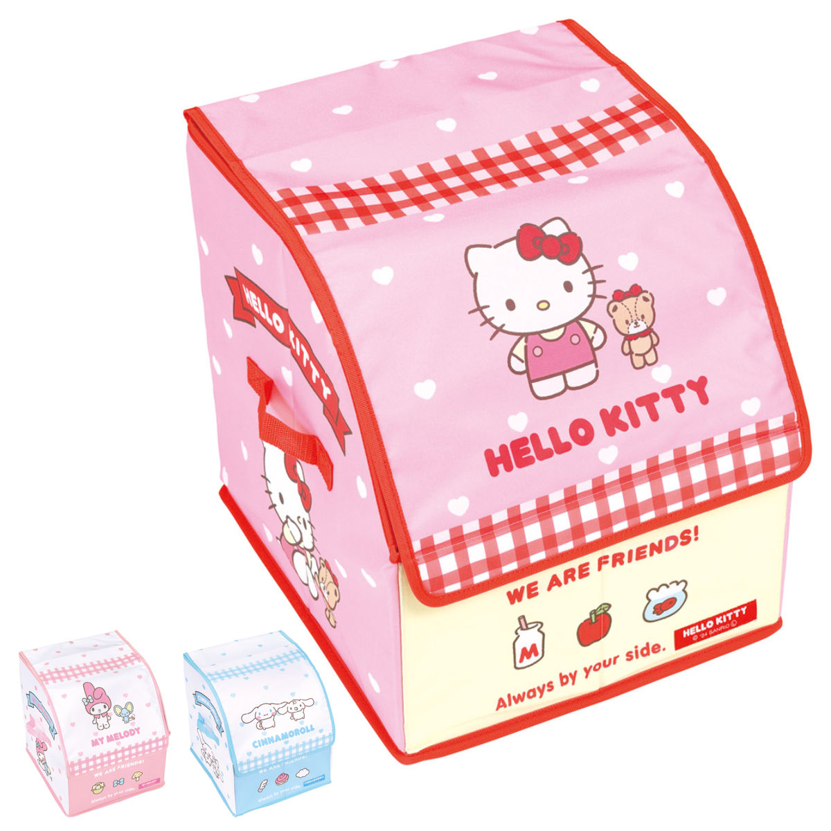 収納ボックス ランドセル収納ケース キャラクター 幅34×奥行38×高さ39cm ( 収納ケース ランドセル収納ボックス ランドセルラック サンリオ ランドセル 収納 ランドセル置き A4 子供部屋 リビング学習 子供 片付け 整理整頓 ) 【マイメロディ】