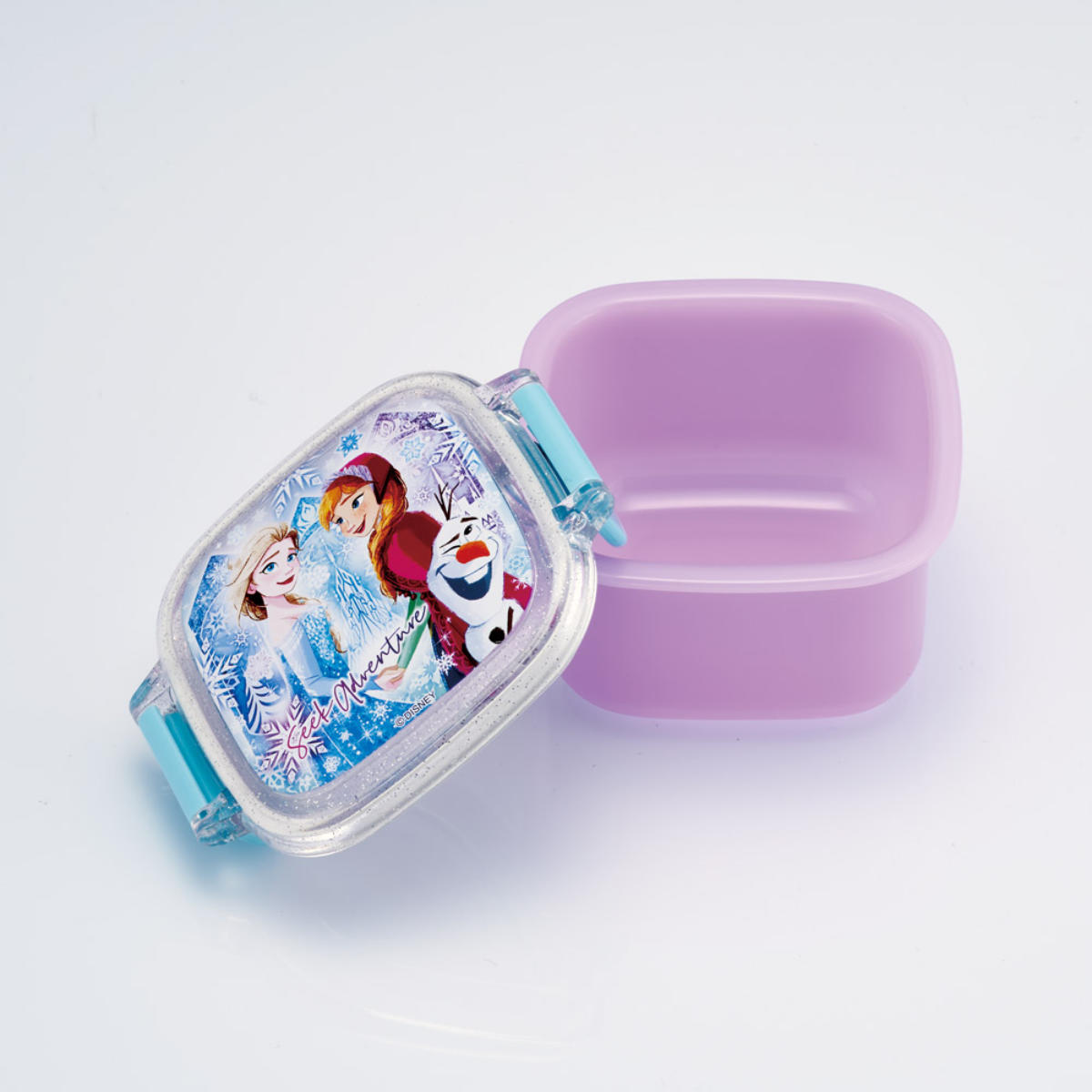 弁当箱 160ml 抗菌ミニタイトウェア アナと雪の女王25 ( アナと雪の女王 デザートケース 食洗機対応 レンジ対応 抗菌 日本製 果物ケース 食洗機OK レンジOK ランチボックス キッズ お弁当 弁当 一段 2点ロック )