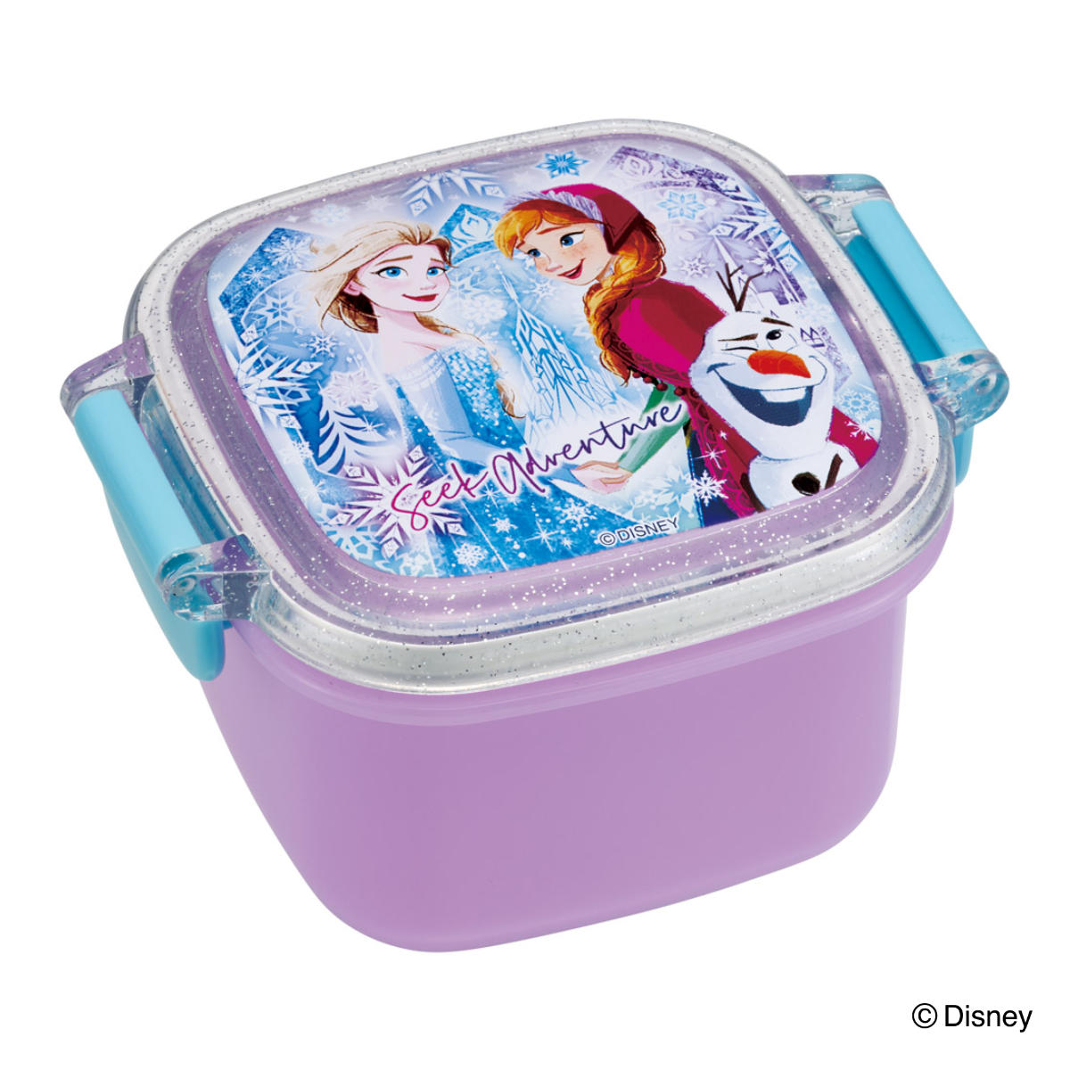 弁当箱 160ml 抗菌ミニタイトウェア アナと雪の女王25 ( アナと雪の女王 デザートケース 食洗機対応 レンジ対応 抗菌 日本製 果物ケース 食洗機OK レンジOK ランチボックス キッズ お弁当 弁当 一段 2点ロック )