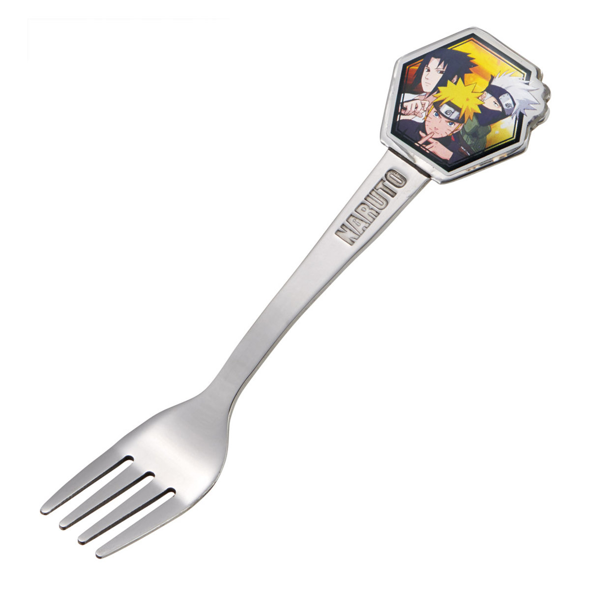 フォーク ステン子供ダイカットフォーク NARUTO ( ナルト ステンレス 食洗機対応 キャラクター 子ども用フォーク キッズフォーク カトラリー かわいい ステンレス製 キャラ 自宅用 保育園 給食 キッズ ジュニア )