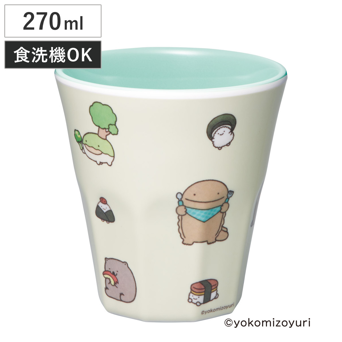 タンブラー メラミンタンブラー なんでもいきもの ( キャラクター コップ カップ メラミンコップ プラコップ メラミン製 軽い 割れにくい お茶 ジュース 子供 子ども用 キッチン用品 )