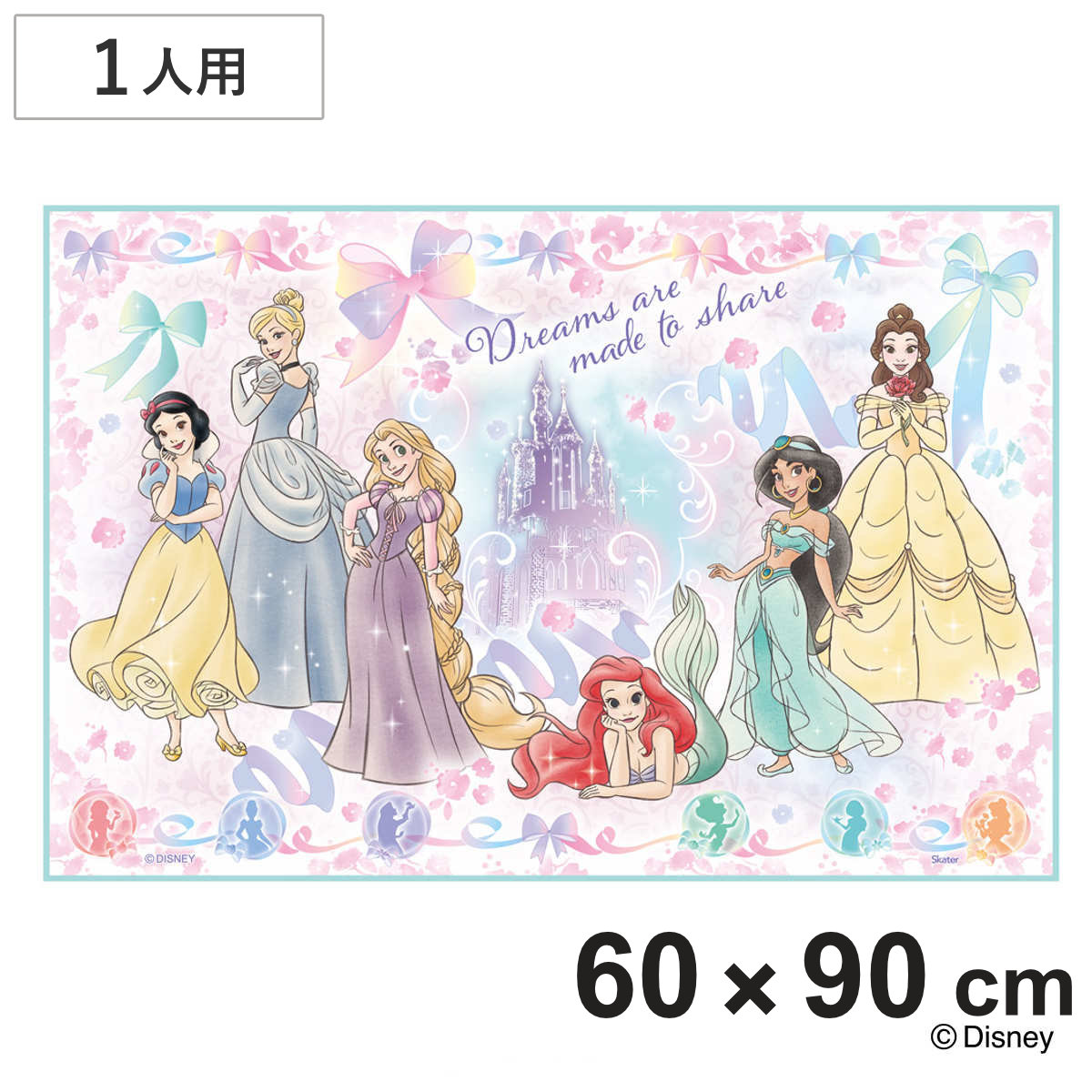 レジャーシート S プリンセス25 ( ディズニー レジャーマット ピクニックシート 幼稚園 保育園 遠足 子供用 一人用 ピクニックマット キッズ 敷物 運動会 キャラ )