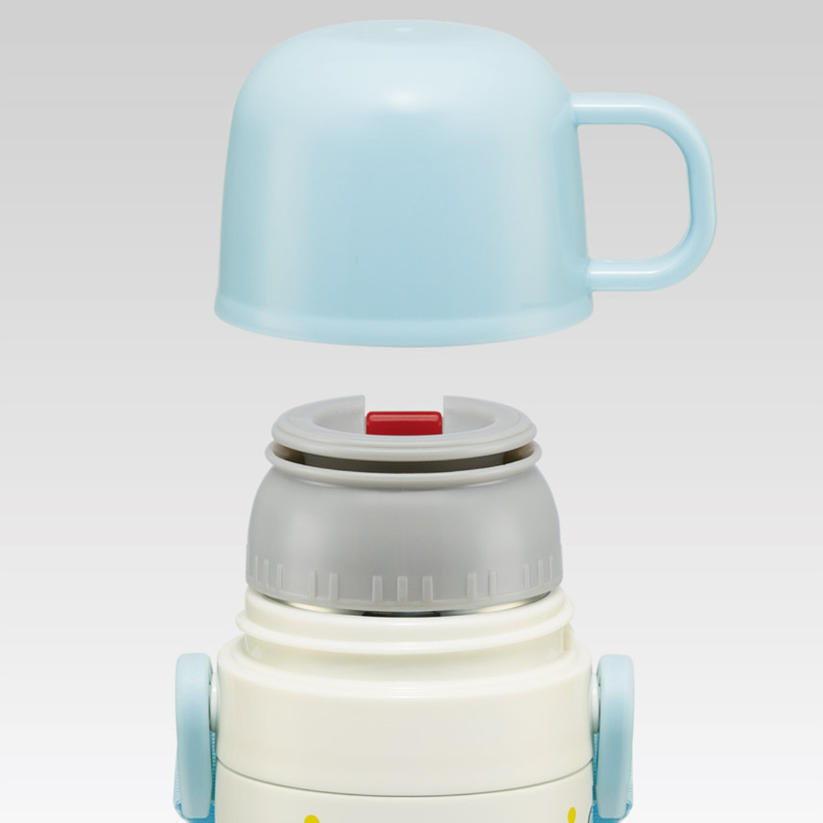 水筒 470ml 超軽量2WAYステンレスボトル ミッキー&フレンズ風船 ( ミッキー 保冷 保温 直飲み コップ付き ワンプッシュ マグボトル コップ飲み 2way 子供用 すいとう ボトル キッズ ワンタッチ ステンレス 超軽量 軽量 )