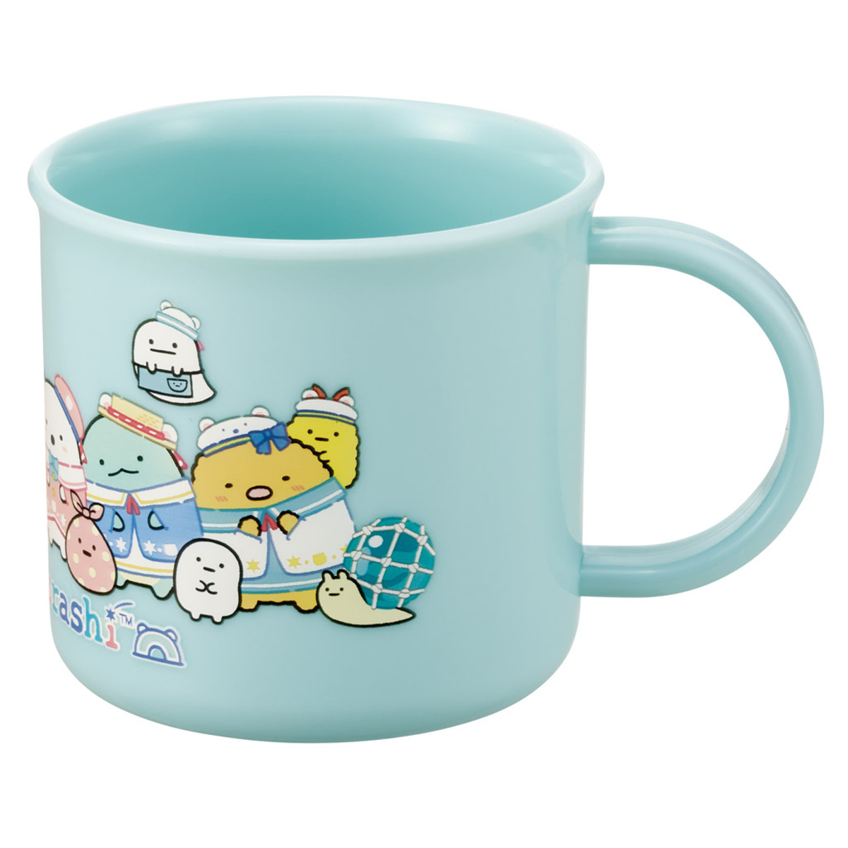 コップ 200ml 抗菌食洗機対応プラコップ すみっコぐらししろくまふるさと ( すみっコぐらし プラコップ 抗菌 耐熱 食洗機対応 レンジ対応 日本製 プラスチック製 食洗機OK レンジOK 抗菌加工 給食 AG 銀 小さい マグ プラ カップ )