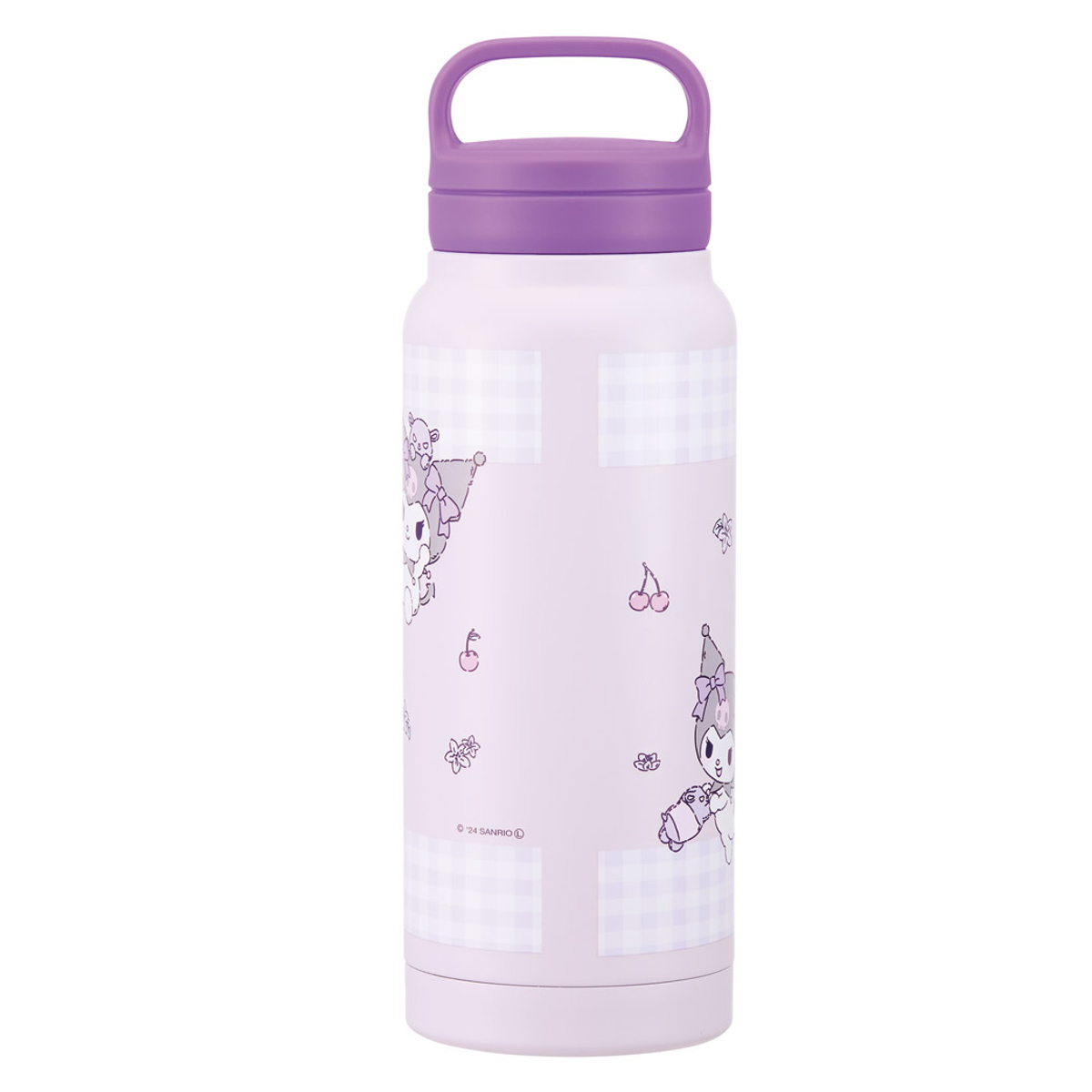 水筒 500ml スクリューハンドルマグボトル クロミぬいぐるみハグ ( クロミ 直飲み 保温 保冷 マグボトル ステンレスボトル ハンドル付き 真空二重構造 マグ ボトル ダイレクトボトル ステンレス マイボトル アウトドア )