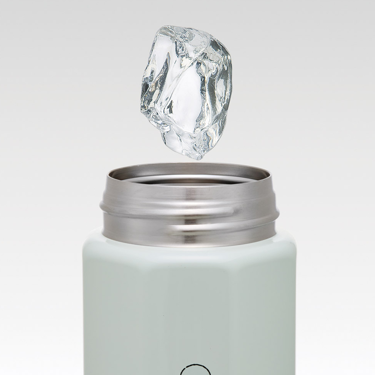 水筒 八角ステンレスボトル350ml リラックマ ふわっと風船 ( マグボトル 保温 保冷 直飲み マグ W飲み口 ボトル コンパクト 広口 八角形 ステンレス ステンレスボトル マイボトル ミニボトル スリム )