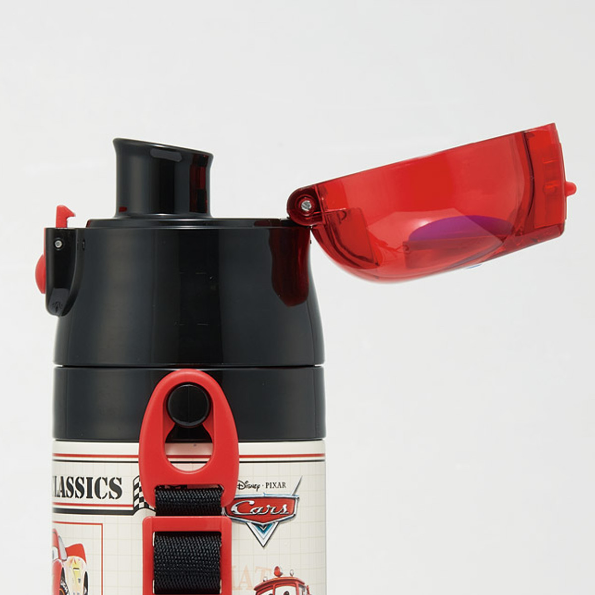 水筒 470ml 430ml 超軽量2WAYステンレスボトル カーズ25 ( 保冷 保温 直飲み コップ付き ワンプッシュ マグボトル コップ飲み 2way 子供用 すいとう ボトル キッズ ワンタッチ ステンレス 超軽量 軽量 )