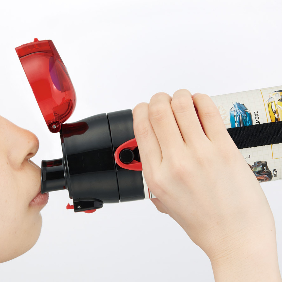 水筒 470ml 430ml 超軽量2WAYステンレスボトル カーズ25 ( 保冷 保温 直飲み コップ付き ワンプッシュ マグボトル コップ飲み 2way 子供用 すいとう ボトル キッズ ワンタッチ ステンレス 超軽量 軽量 )