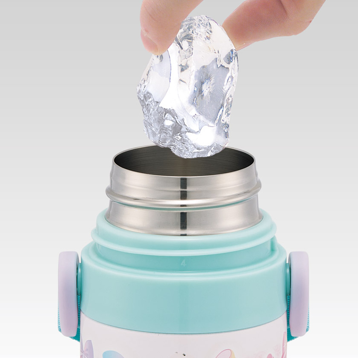 水筒 470ml 430ml 超軽量2WAYステンレスボトル プリンセス25 ( ディズニープリンセス 保冷 保温 直飲み コップ付き ワンプッシュ コップ飲み 2way 子供用 すいとう ボトル キッズ ワンタッチ ステンレス 超軽量 軽量 マグボトル )