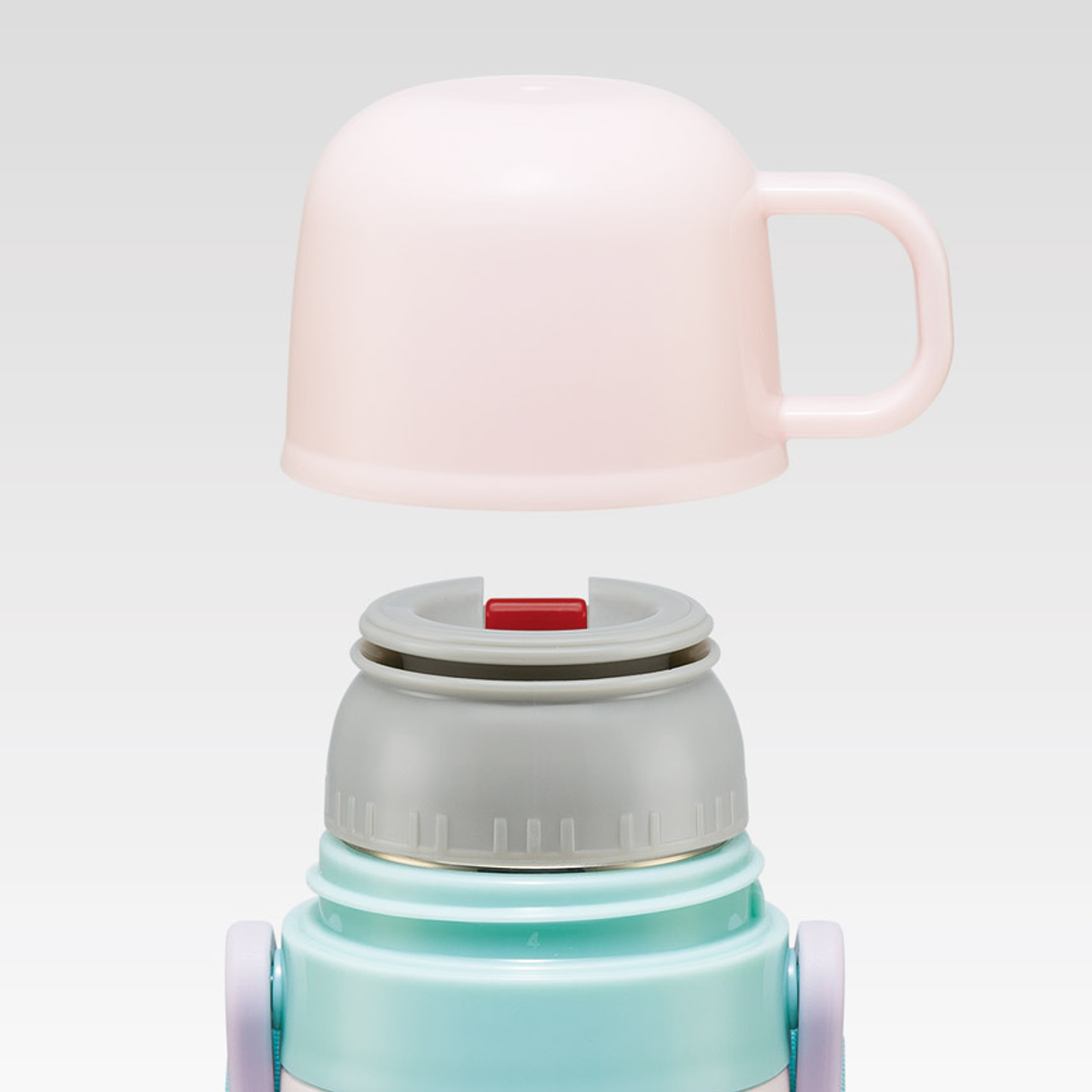 水筒 470ml 430ml 超軽量2WAYステンレスボトル プリンセス25 ( ディズニープリンセス 保冷 保温 直飲み コップ付き ワンプッシュ コップ飲み 2way 子供用 すいとう ボトル キッズ ワンタッチ ステンレス 超軽量 軽量 マグボトル )