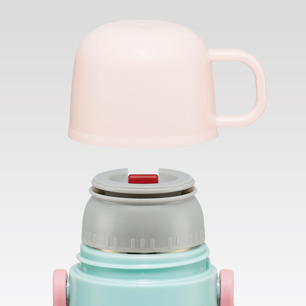 水筒 400ml 350ml 子供用2WAYボトル プリンセス25 ( ディズニープリンセス 保温 保冷 ワンタッチ コップ飲み ストローボトル 2way ステンレスボトル ワンプッシュ 軽量 子供 子供用水筒 幼稚園 保育園 肩紐付き キッズ ボトル )