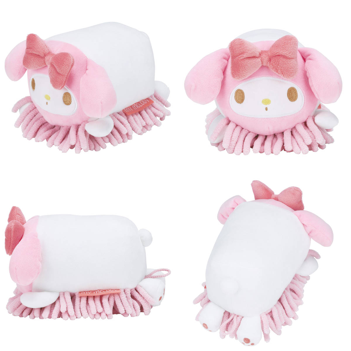 ぬいぐるみモップ 掃除 マイメロディ ( ハンディモップ マイメロ キャラクター ぬいぐるみ デスク周り リビング 車内 モップ 手洗いOK 掃除グッズ )