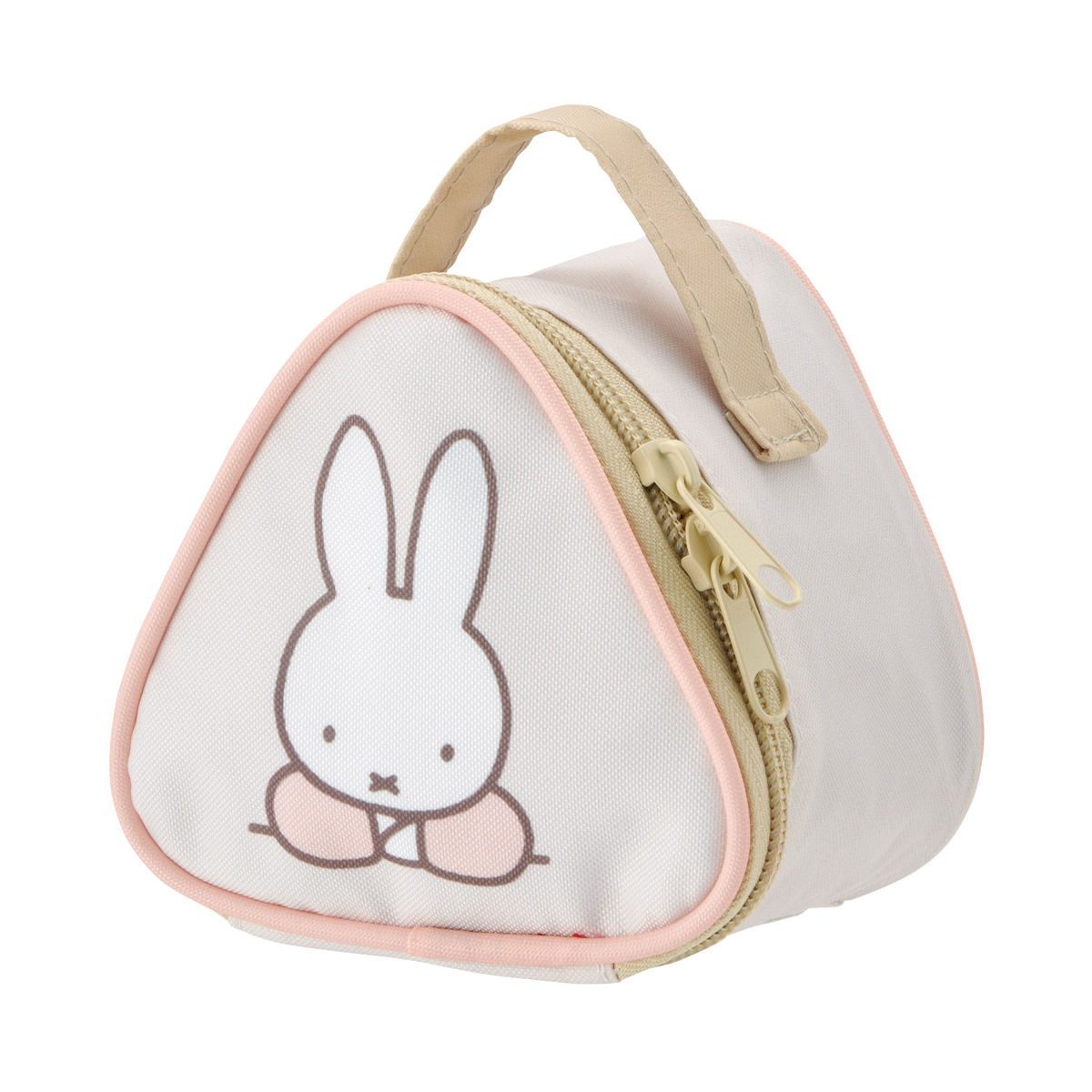 ランチバッグ 保冷おにぎり型ランチバック ミッフィー ( miffy ランチバック 保冷 保温 おにぎりケース おむすびケース おにぎり おむすび ケース 三角 ポーチ バッグ おにぎり用 お弁当 弁当 )
